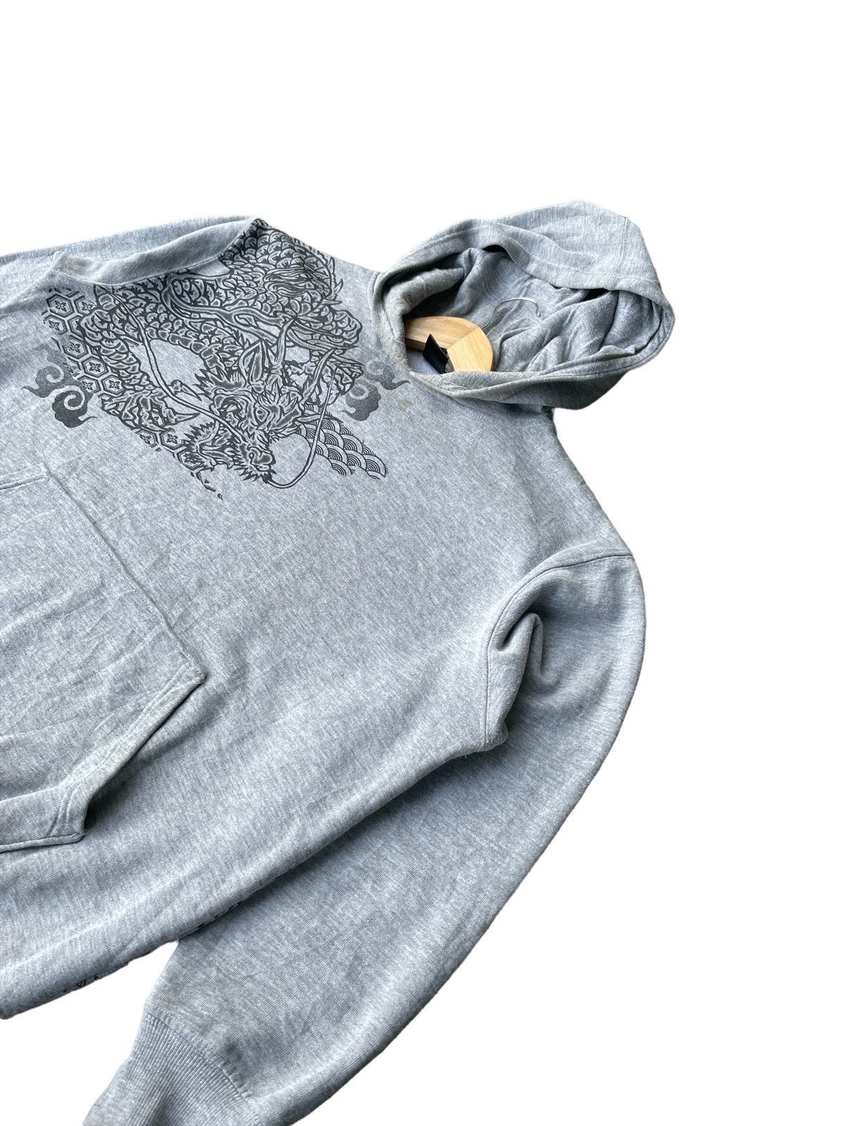 Japanese Brand Sukajan Dragon Mirror Hoodie Size US XL / EU 56 / 4 - 4 Thumbnail