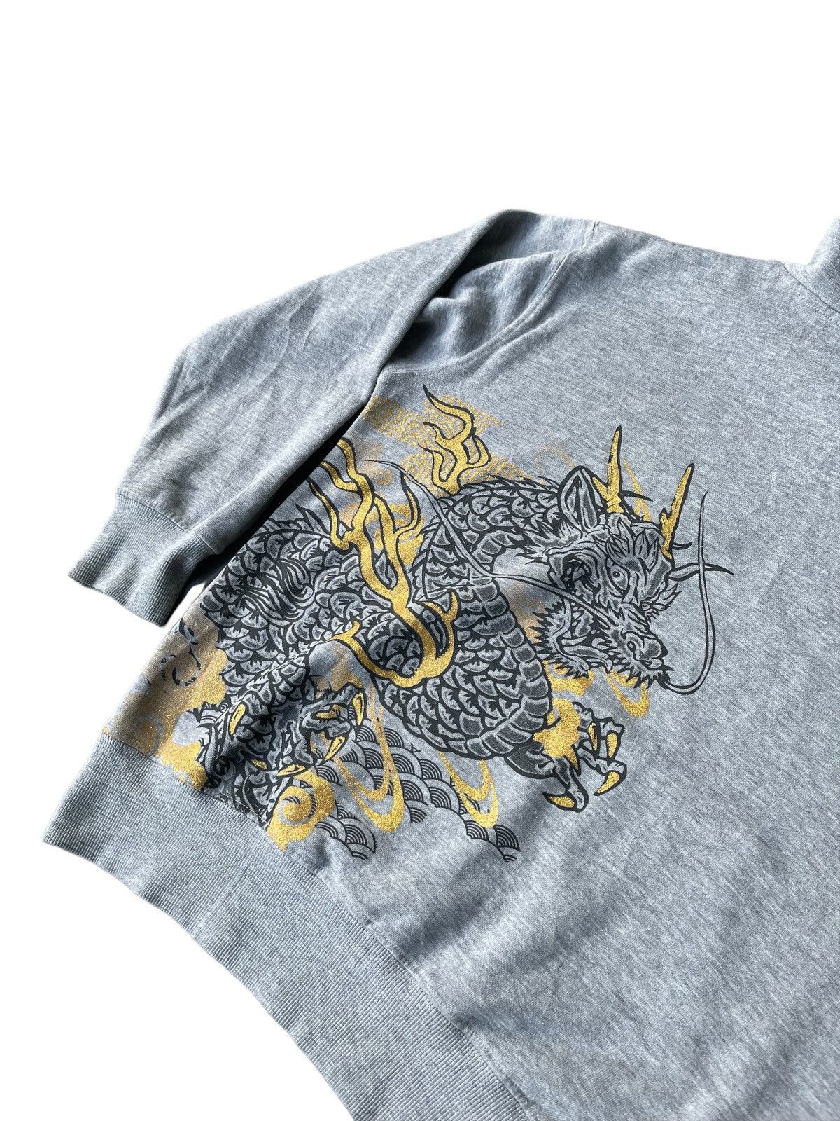 Japanese Brand Sukajan Dragon Mirror Hoodie Size US XL / EU 56 / 4 - 9 Thumbnail