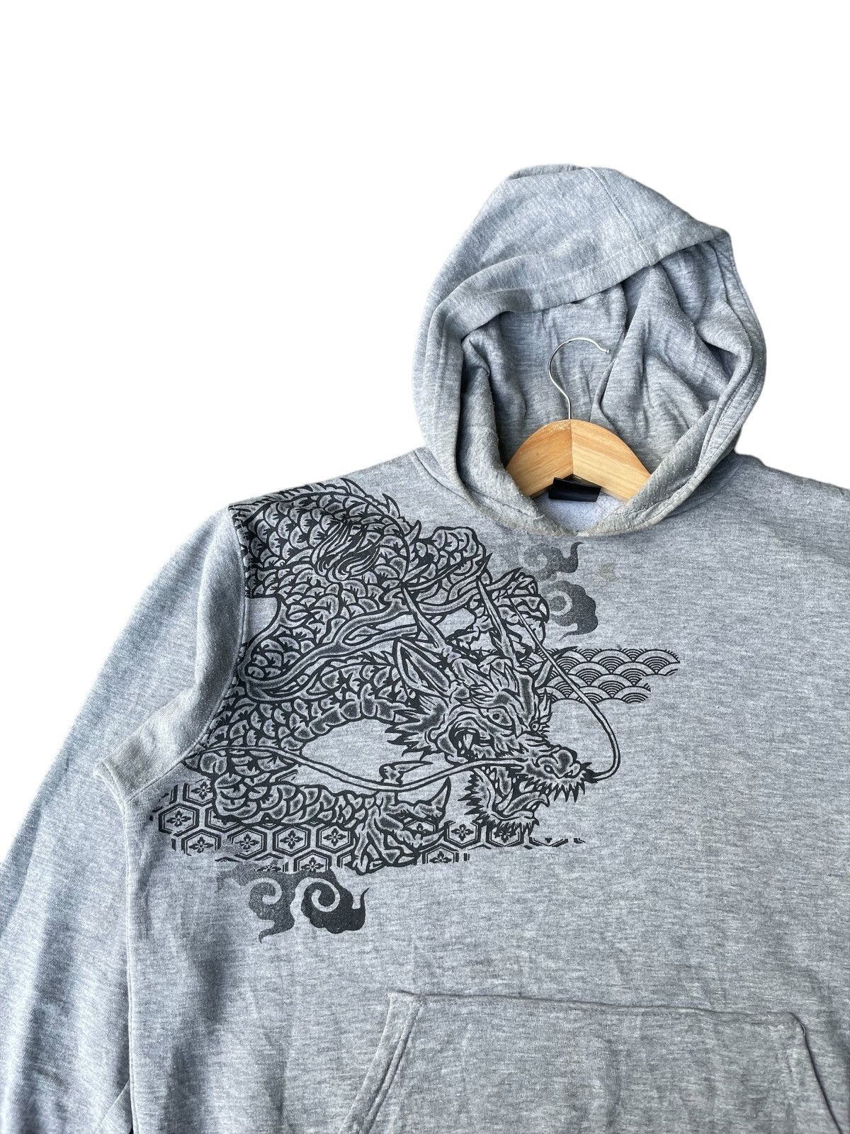 Japanese Brand Sukajan Dragon Mirror Hoodie Size US XL / EU 56 / 4 - 6 Thumbnail