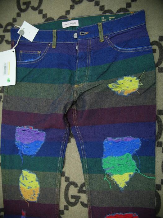 Palm Angels palm angels rainbow stripe jeans Size US 31 - 5 Thumbnail