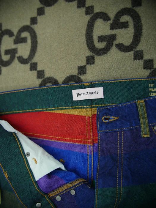 Palm Angels palm angels rainbow stripe jeans Size US 31 - 6 Thumbnail
