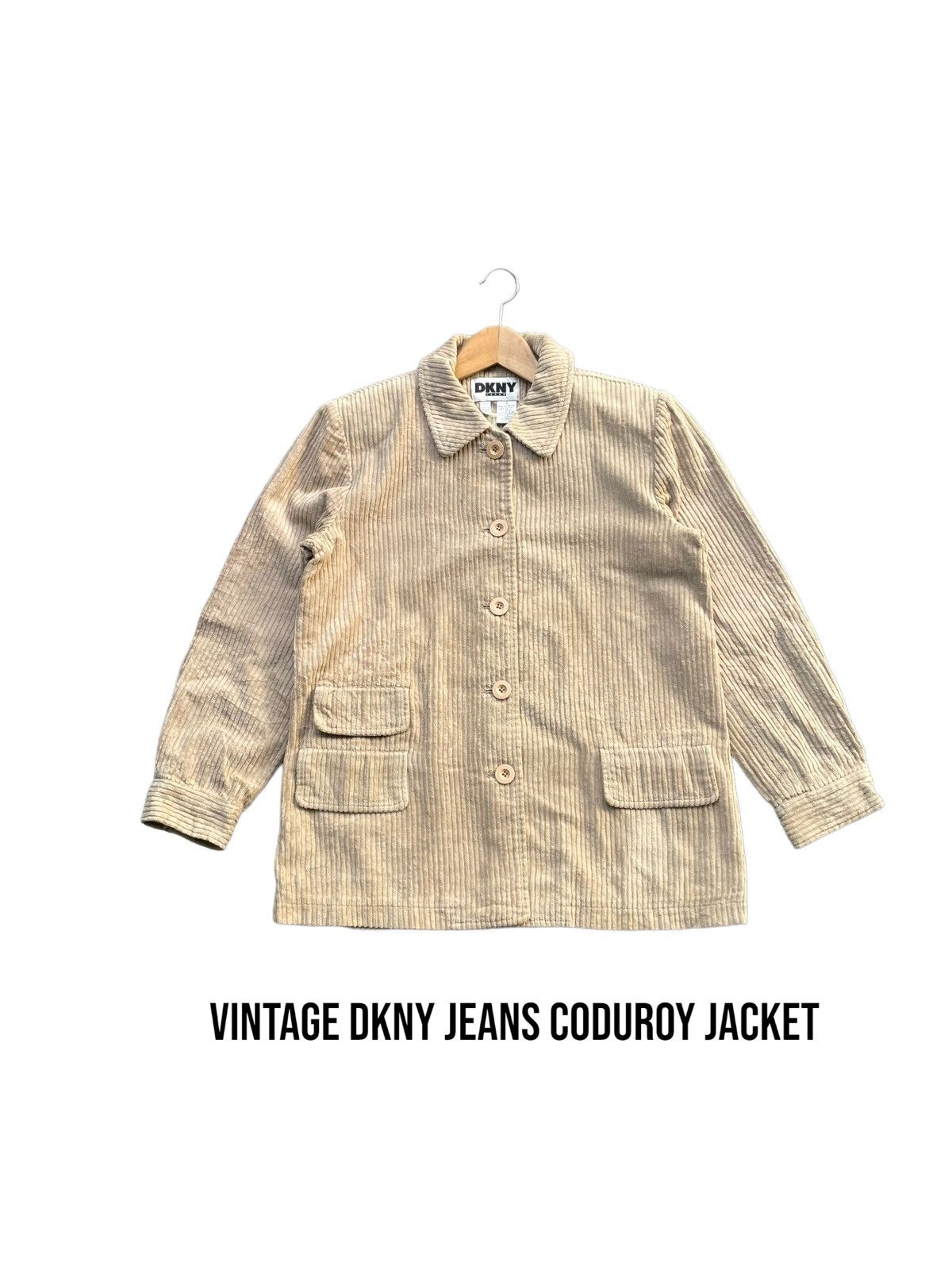 DKNY Vintage DKNY Coduroy Jacket Size US M / EU 48-50 / 2 - 1 Thumbnail