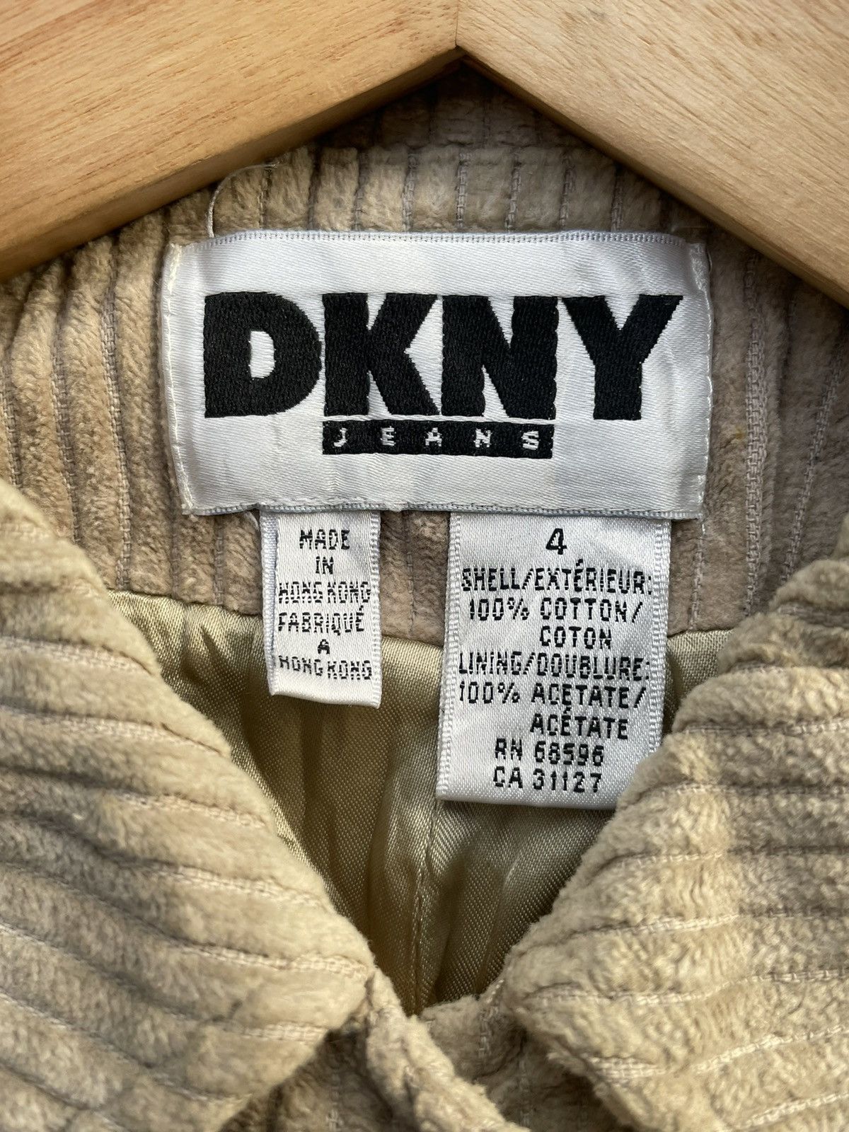 DKNY Vintage DKNY Coduroy Jacket Size US M / EU 48-50 / 2 - 9 Thumbnail