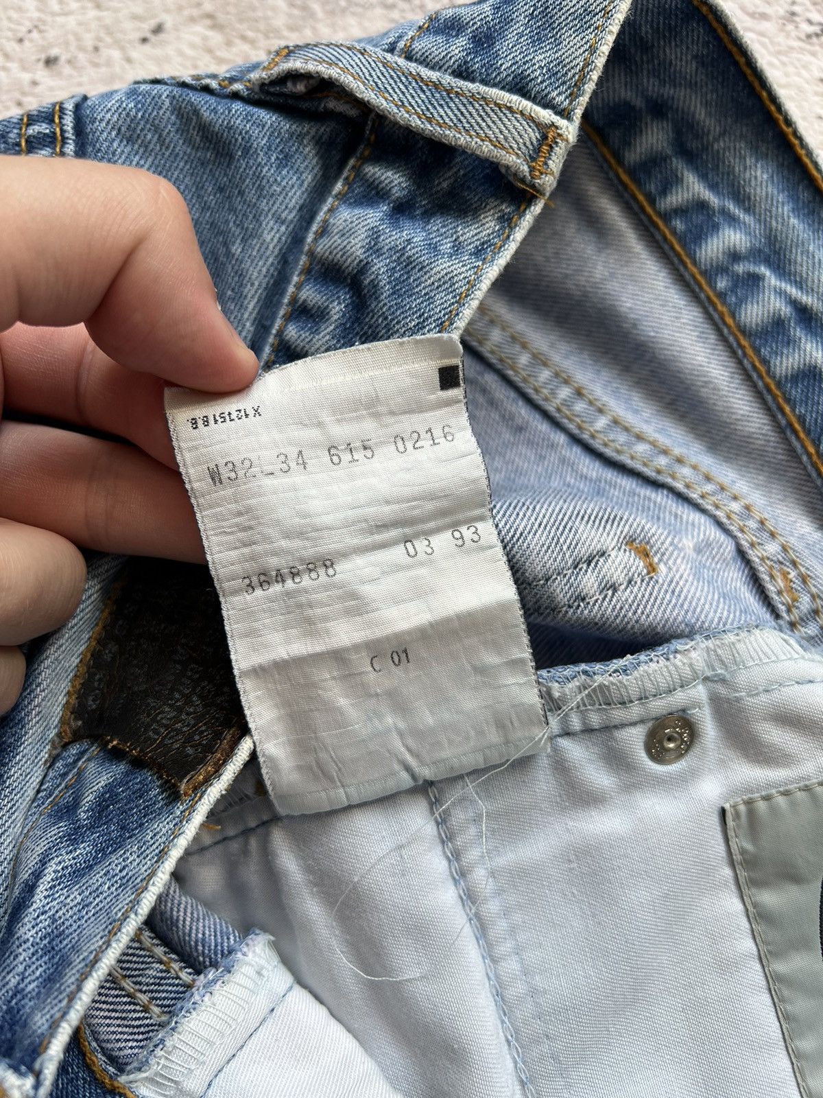 Levi's × Vintage Distressed Vintage Levis 615 Faded Shorts Blue / Orangey Tab Size US 32 / EU 48 - 12 Thumbnail