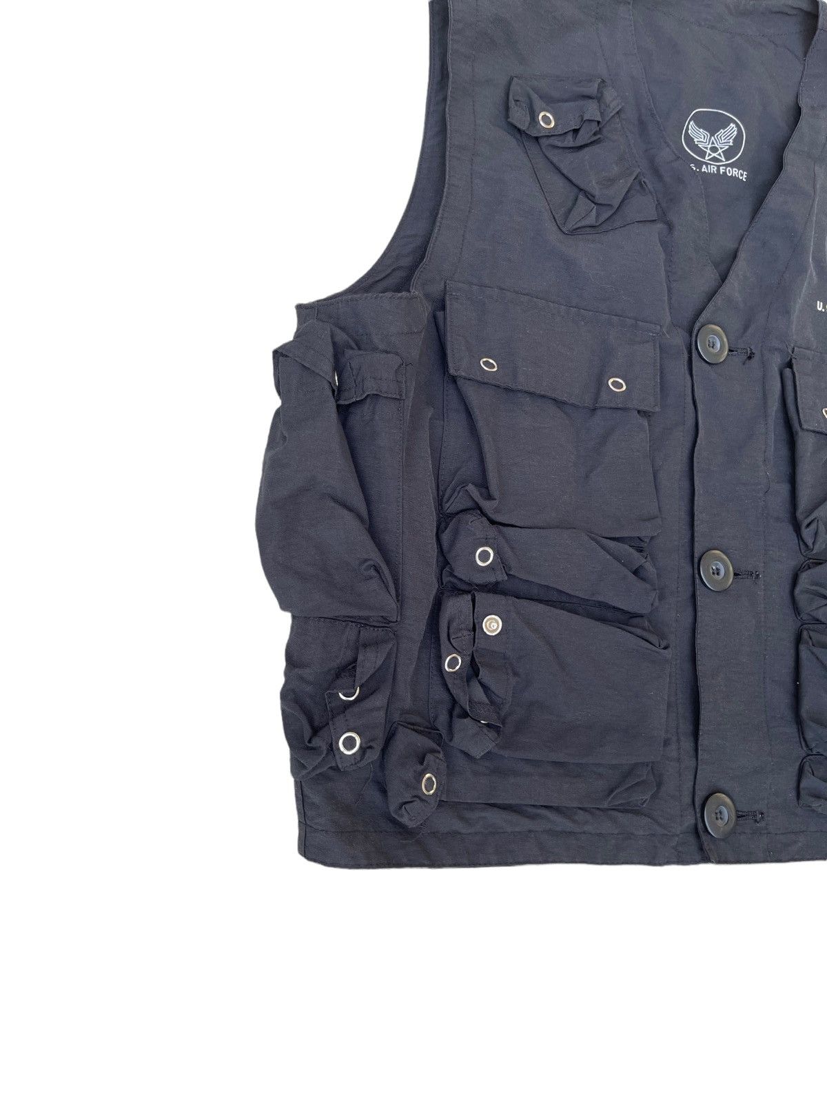 Vintage Vintage US Air Force 18 Pocket Military Vest ! Rare Size US M / EU 48-50 / 2 - 3 Thumbnail