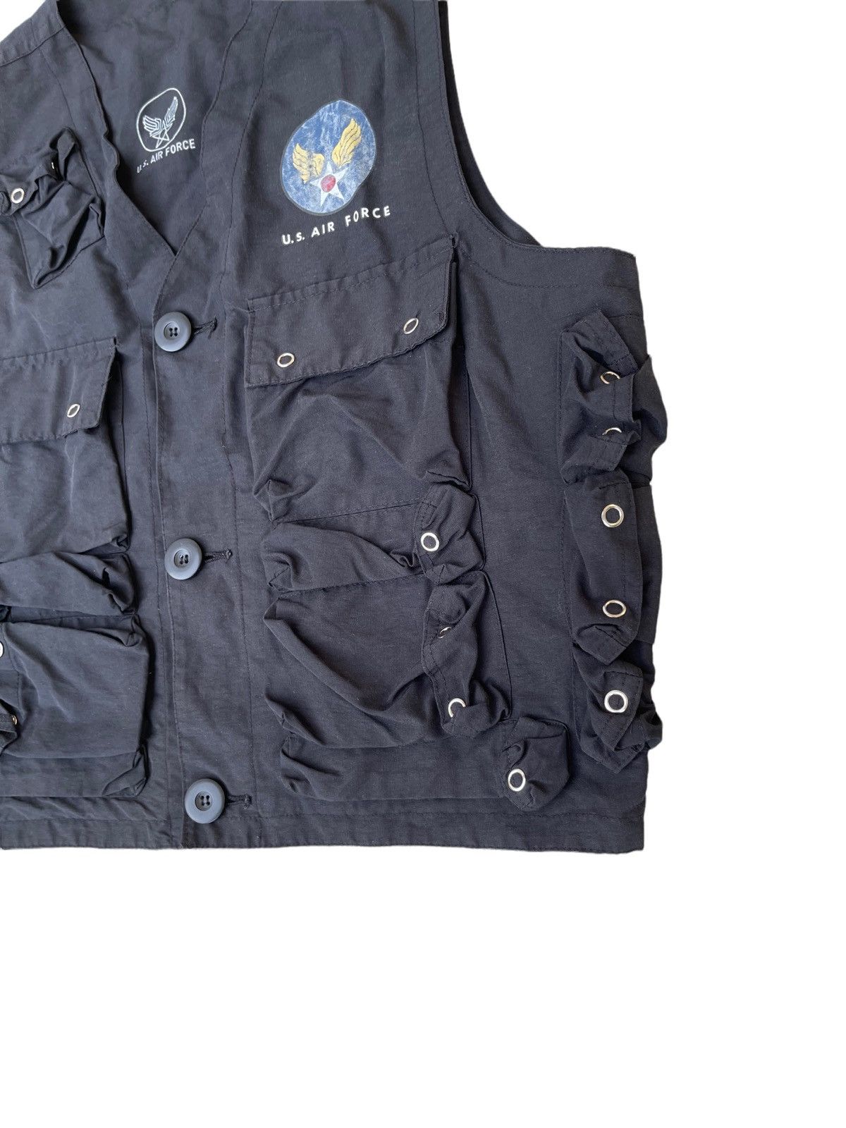 Vintage Vintage US Air Force 18 Pocket Military Vest ! Rare Size US M / EU 48-50 / 2 - 2 Thumbnail
