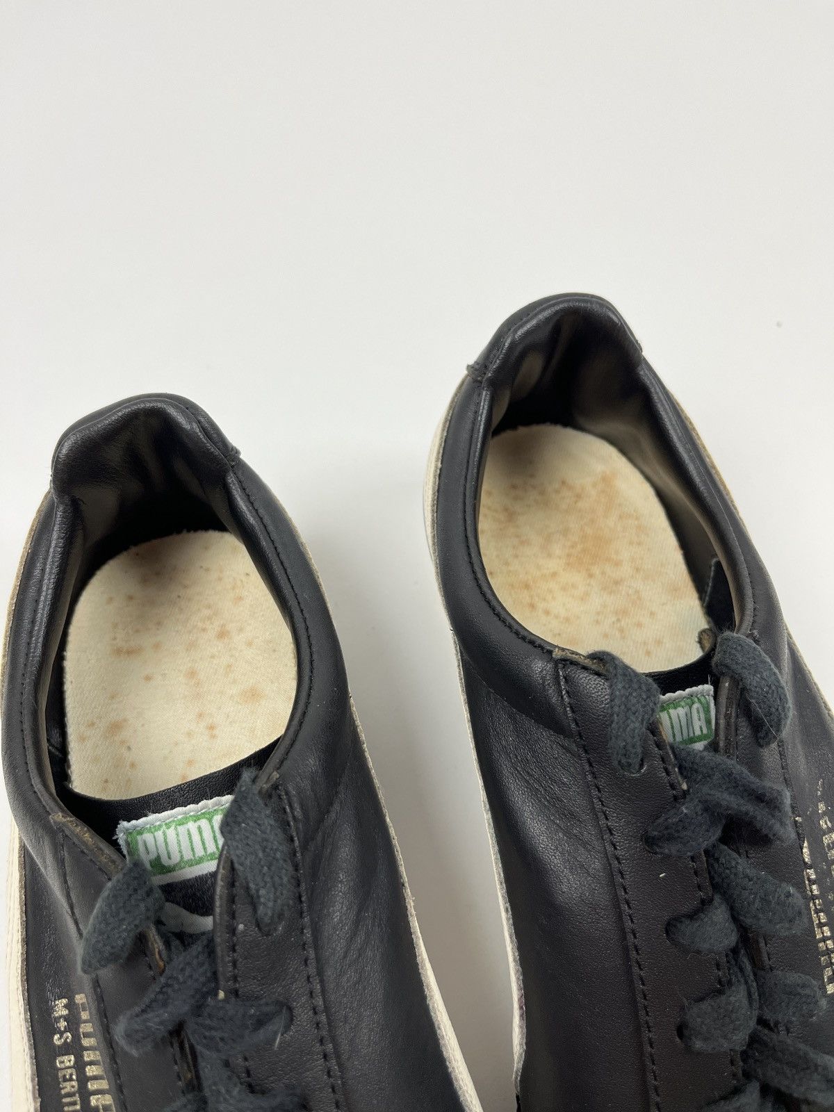 Puma Rare🔥Vintage 1974 Puma M+S Berti Vogts Leather Sneakers Size US 9.5 / EU 42-43 - 14 Thumbnail