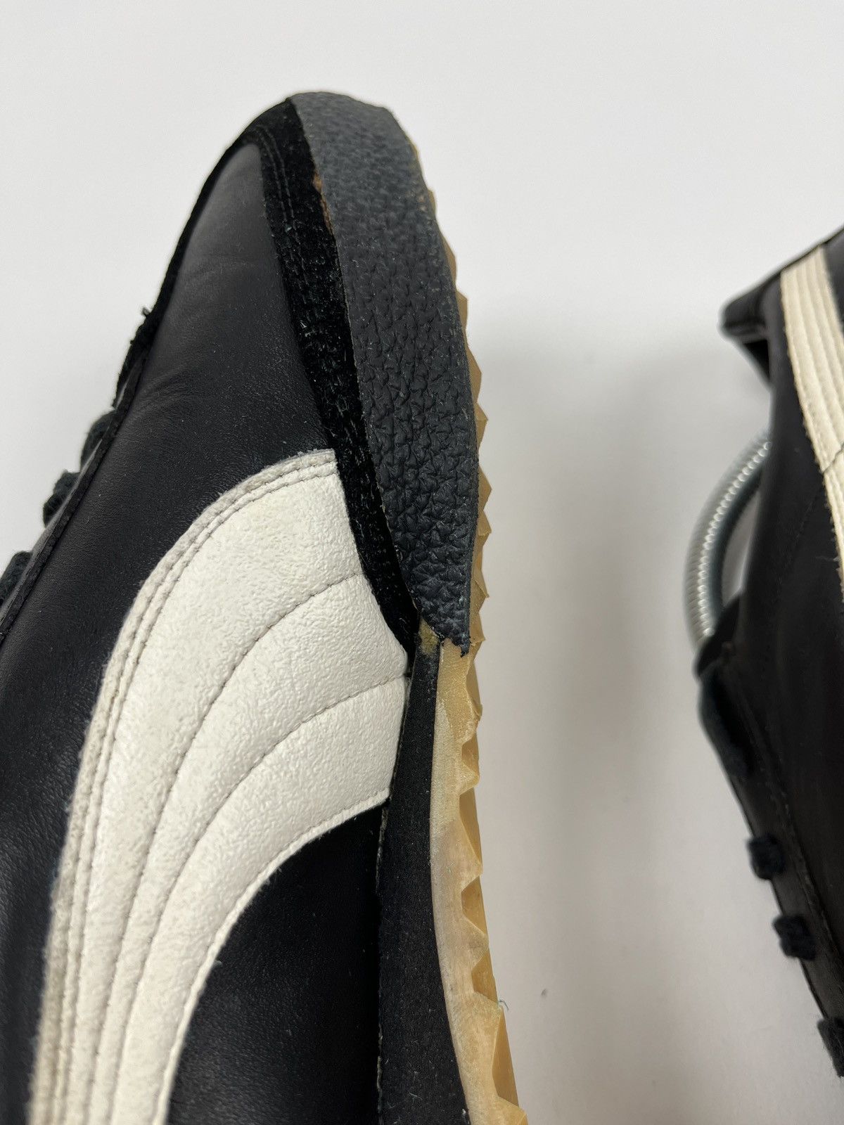 Puma Rare🔥Vintage 1974 Puma M+S Berti Vogts Leather Sneakers Size US 9.5 / EU 42-43 - 11 Thumbnail