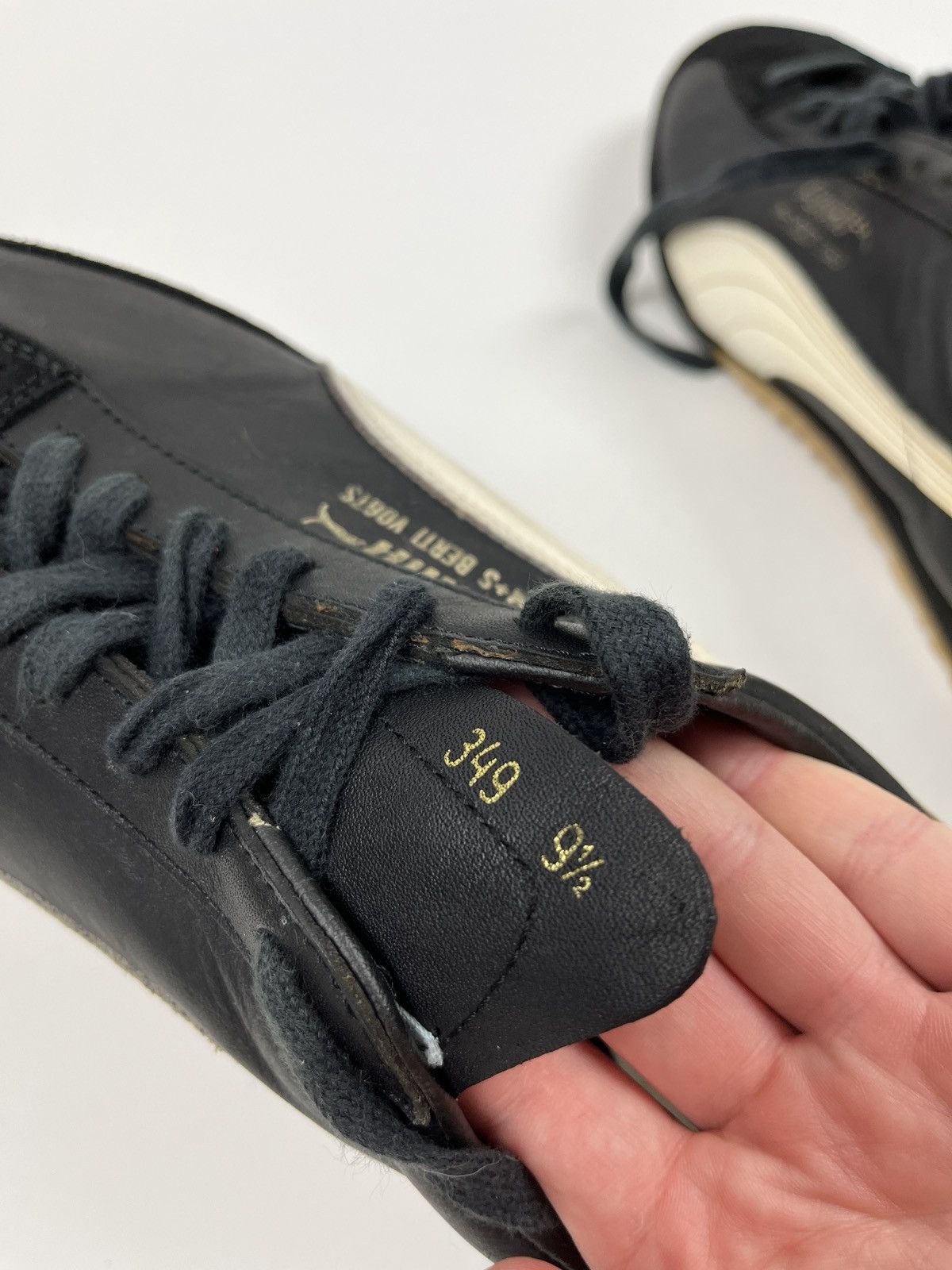 Puma Rare🔥Vintage 1974 Puma M+S Berti Vogts Leather Sneakers Size US 9.5 / EU 42-43 - 13 Thumbnail