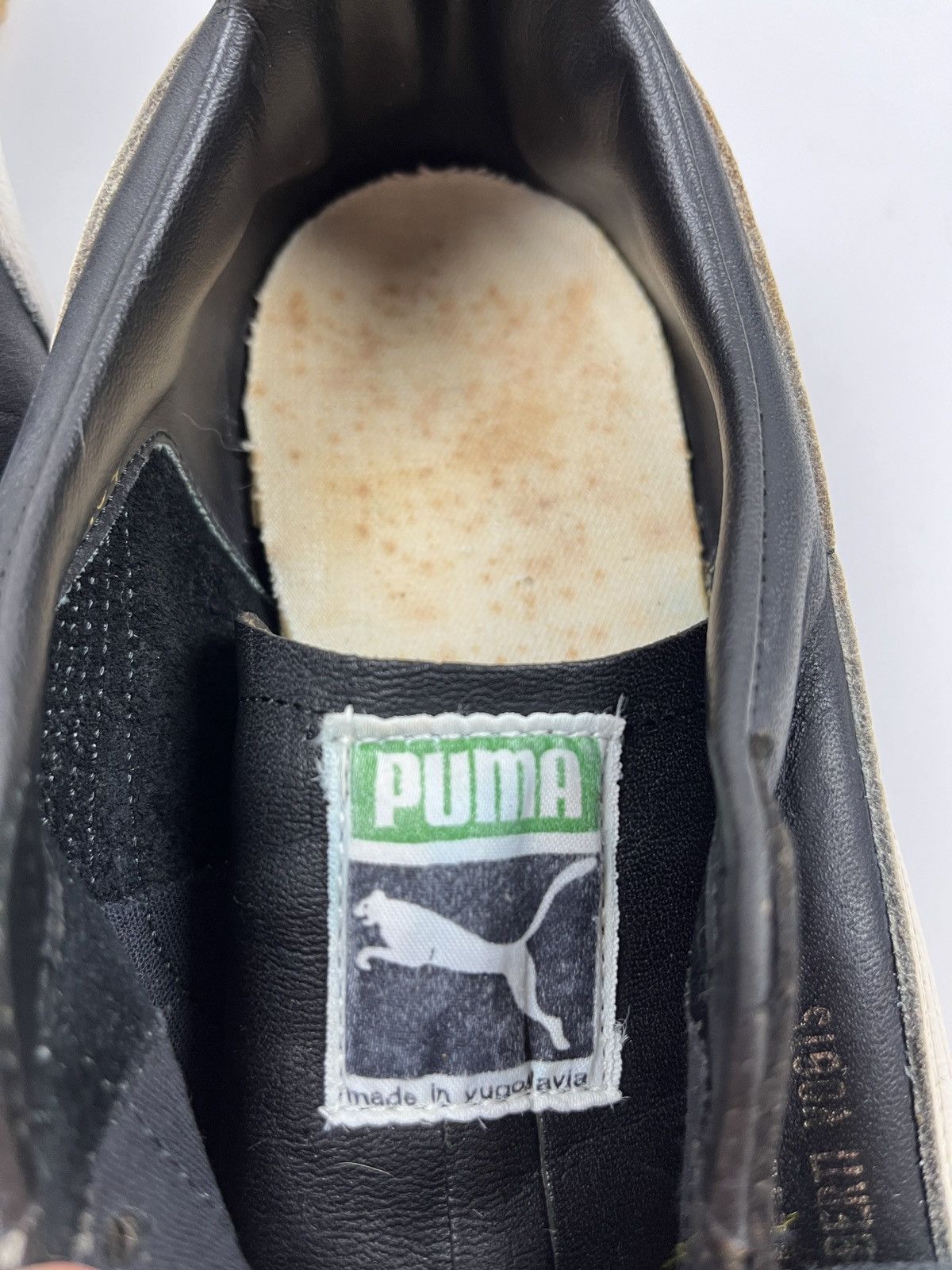 Puma Rare🔥Vintage 1974 Puma M+S Berti Vogts Leather Sneakers Size US 9.5 / EU 42-43 - 15 Thumbnail