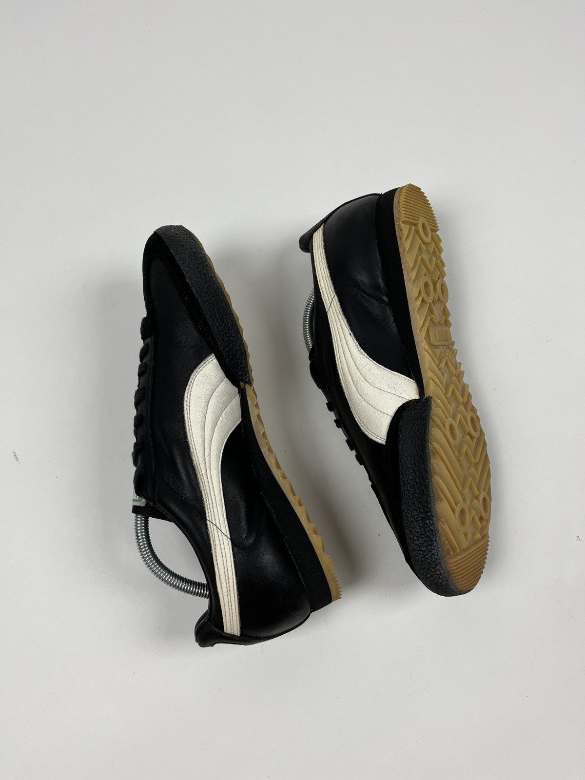 Puma Rare🔥Vintage 1974 Puma M+S Berti Vogts Leather Sneakers Size US 9.5 / EU 42-43 - 10 Thumbnail