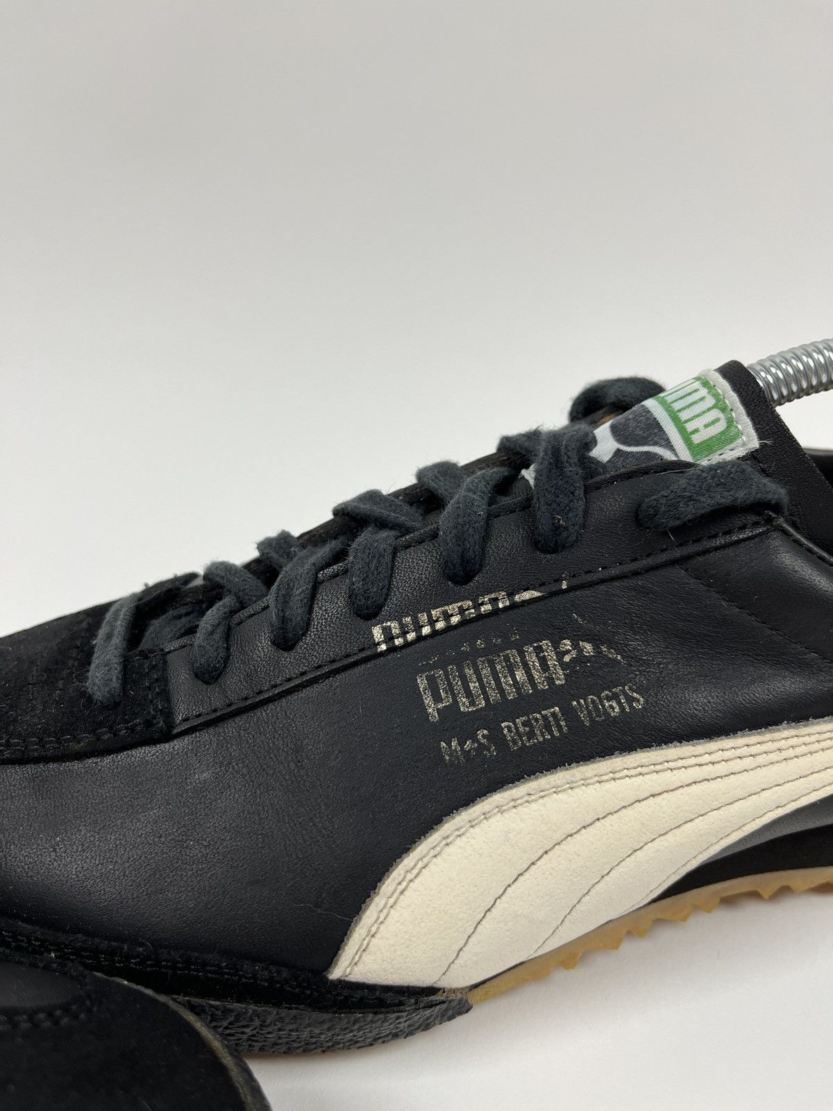Puma Rare🔥Vintage 1974 Puma M+S Berti Vogts Leather Sneakers Size US 9.5 / EU 42-43 - 4 Thumbnail