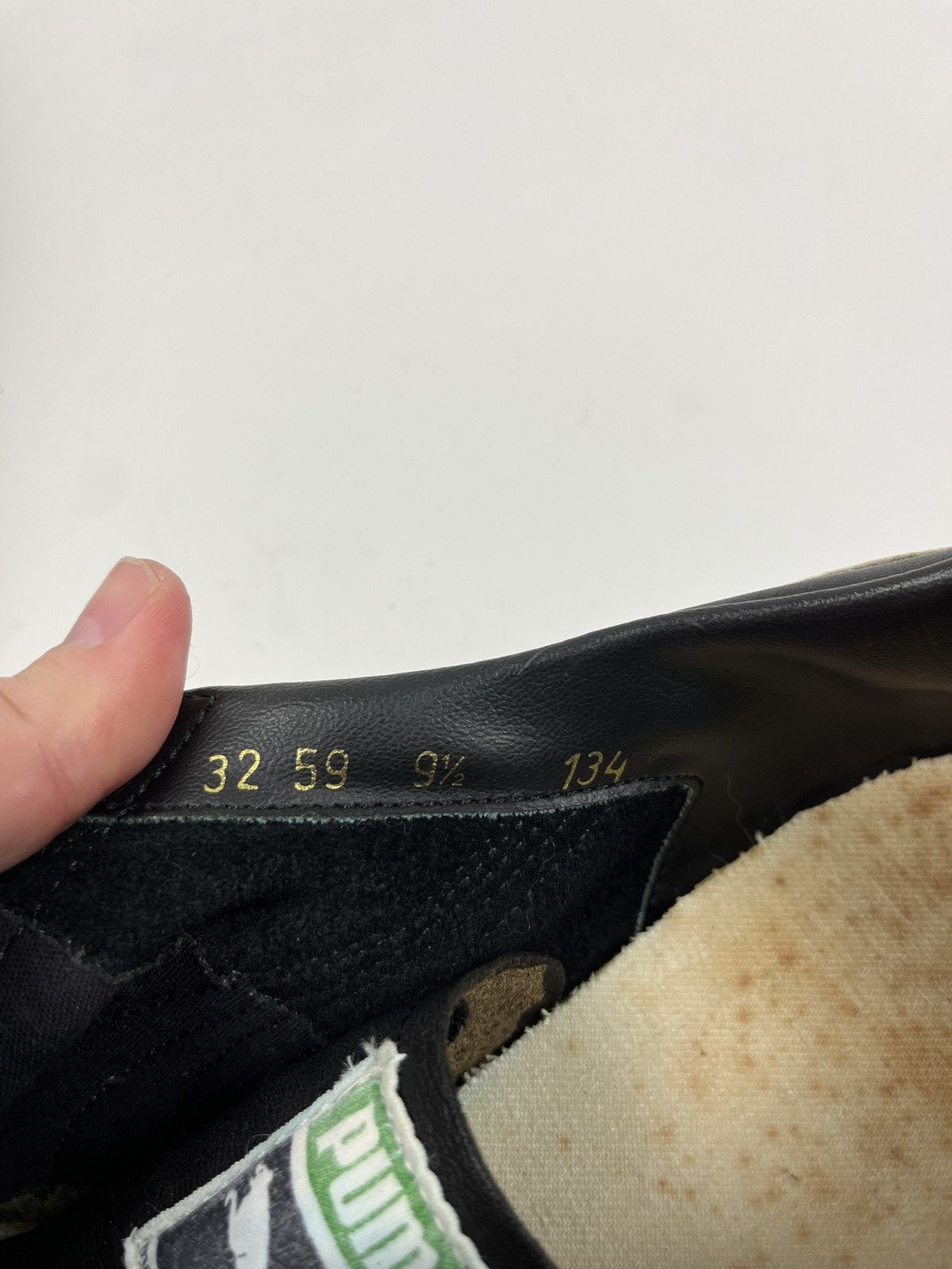 Puma Rare🔥Vintage 1974 Puma M+S Berti Vogts Leather Sneakers Size US 9.5 / EU 42-43 - 16 Thumbnail