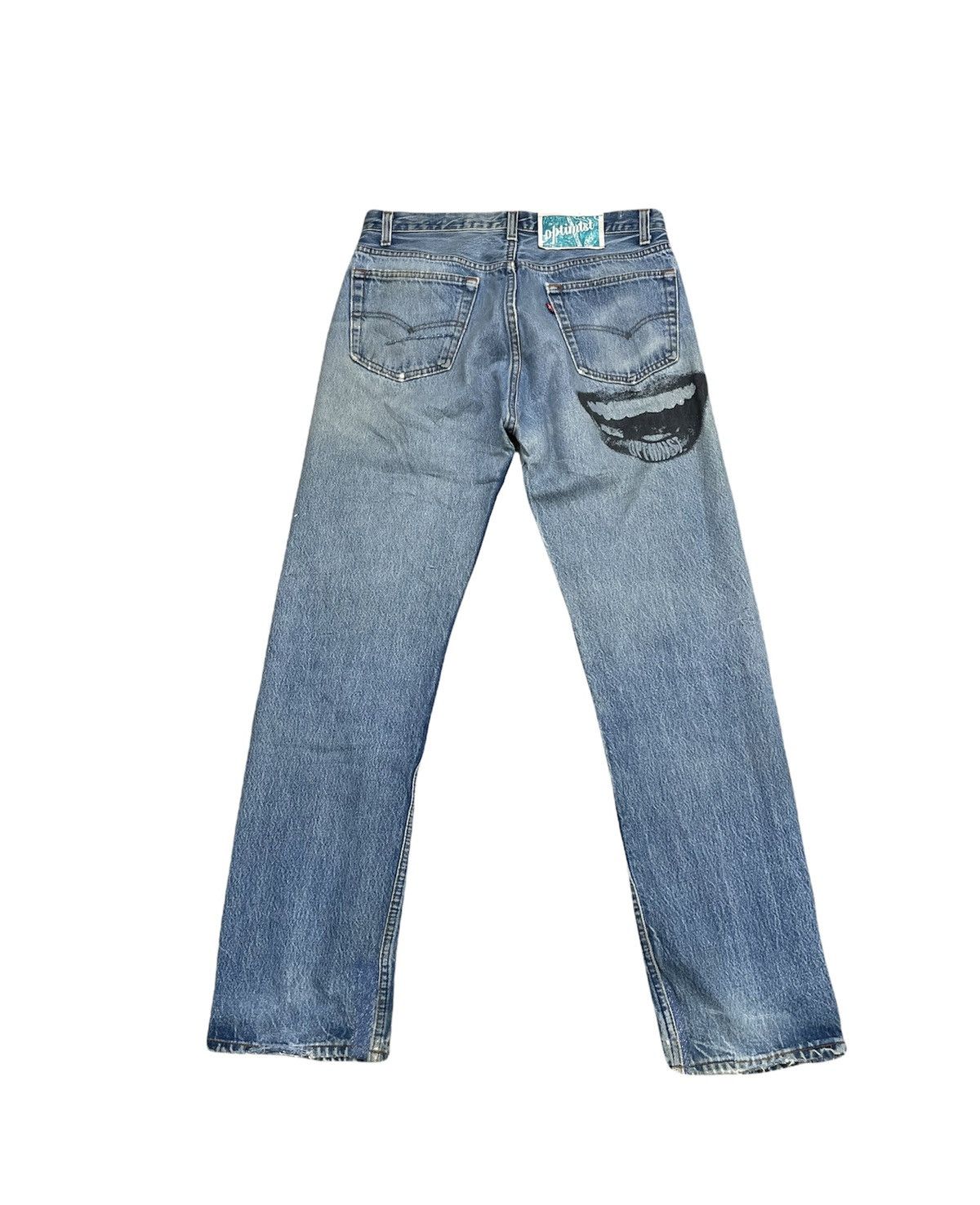Levi's 🔥Rare🔥Levi’s 501 e 1988 Usa x Optimist Custom Denim Size US 32 / EU 48 - 11 Thumbnail