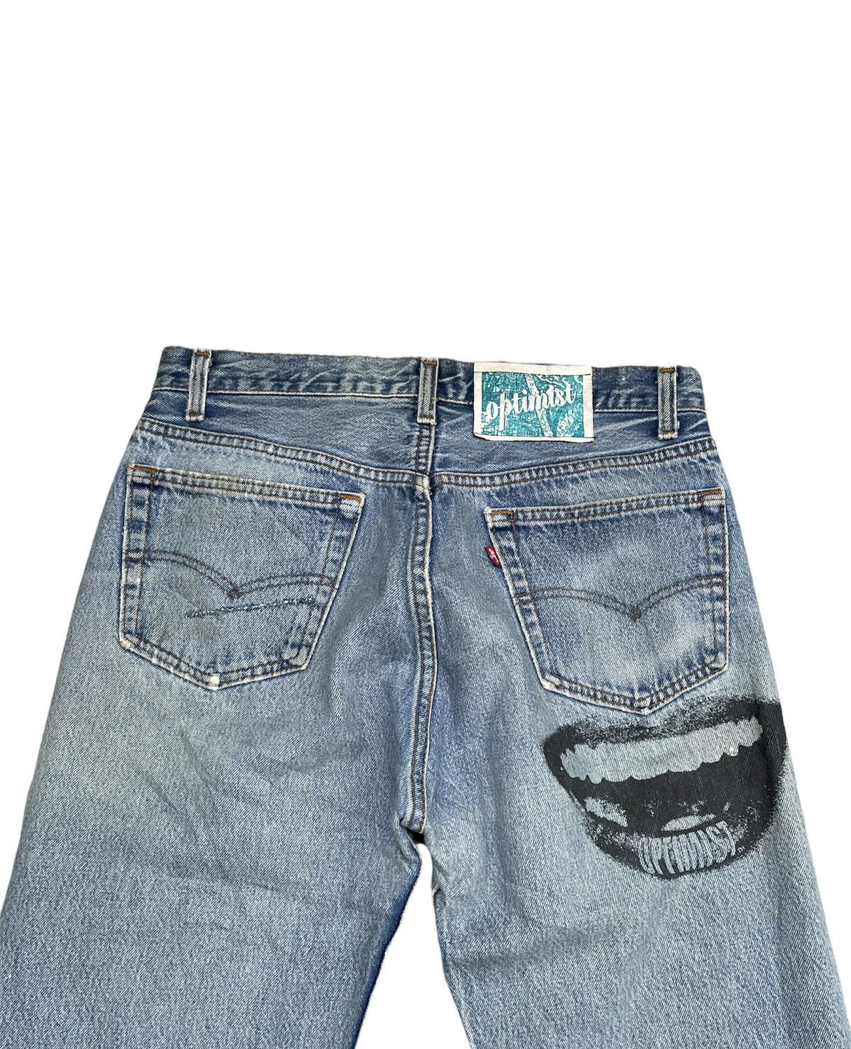 Levi's 🔥Rare🔥Levi’s 501 e 1988 Usa x Optimist Custom Denim Size US 32 / EU 48 - 13 Thumbnail