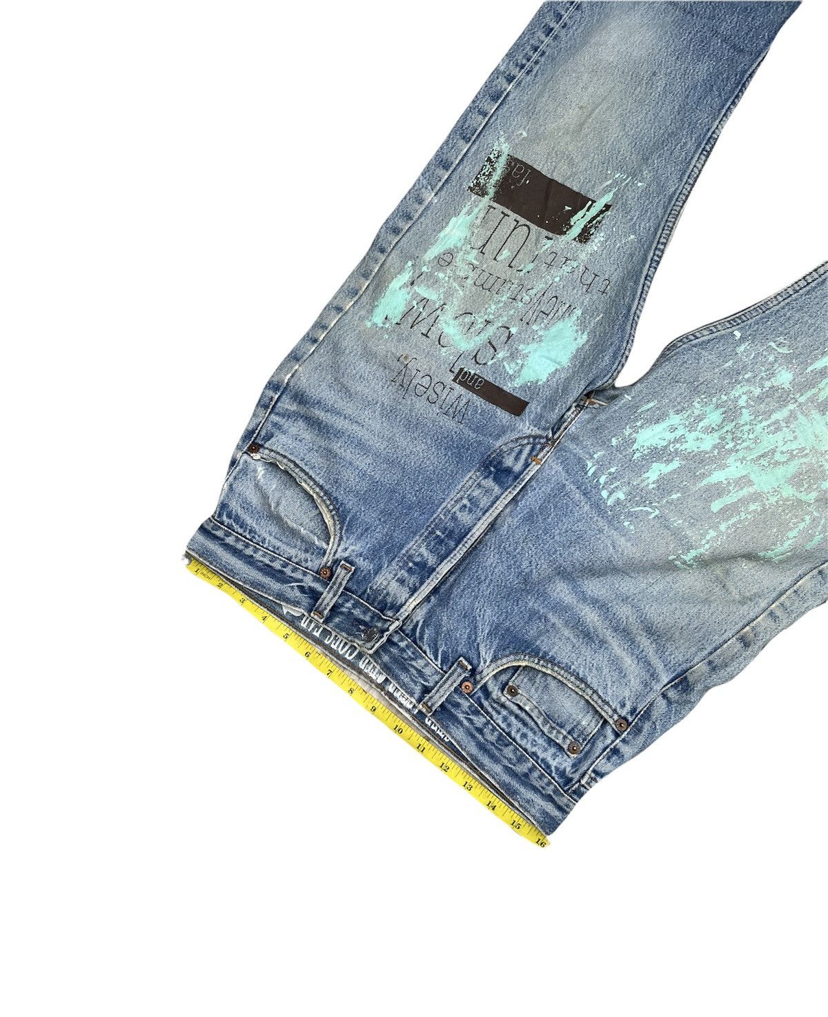 Levi's 🔥Rare🔥Levi’s 501 e 1988 Usa x Optimist Custom Denim Size US 32 / EU 48 - 2 Thumbnail