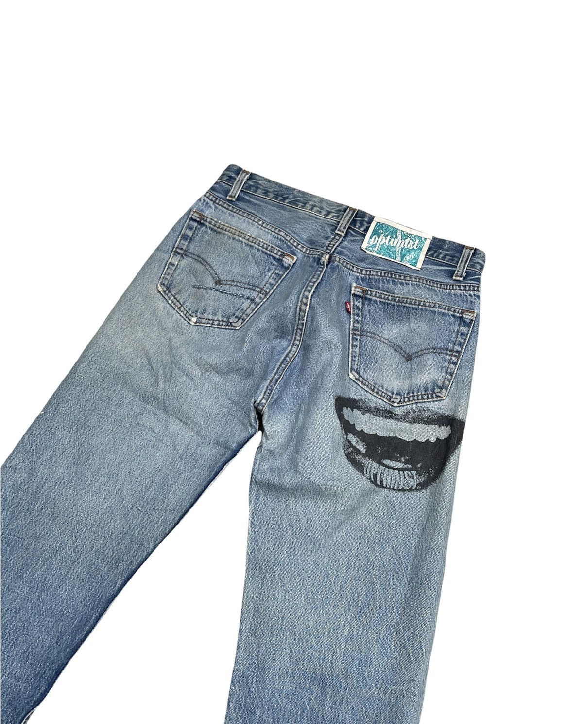 Levi's 🔥Rare🔥Levi’s 501 e 1988 Usa x Optimist Custom Denim Size US 32 / EU 48 - 12 Thumbnail