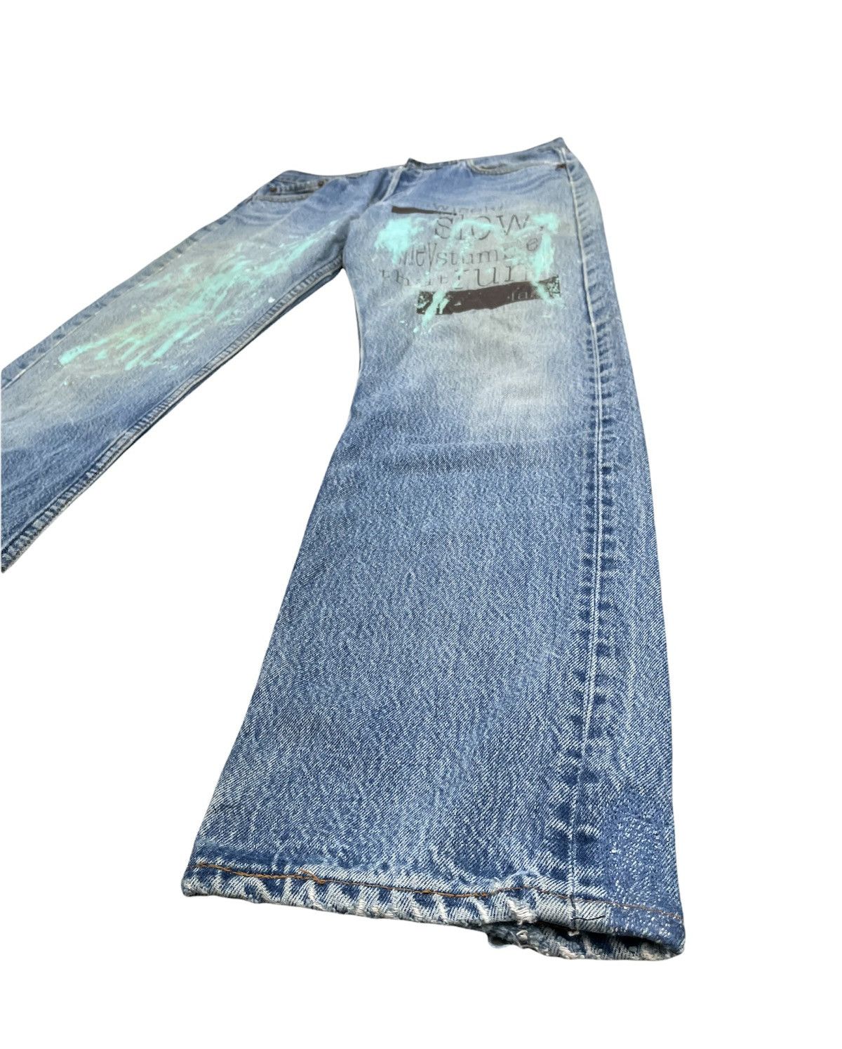 Levi's 🔥Rare🔥Levi’s 501 e 1988 Usa x Optimist Custom Denim Size US 32 / EU 48 - 4 Thumbnail