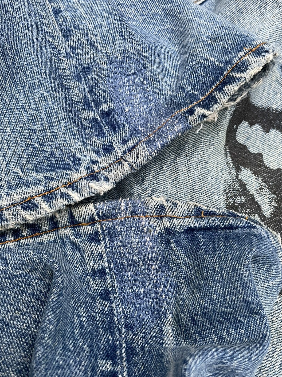 Levi's 🔥Rare🔥Levi’s 501 e 1988 Usa x Optimist Custom Denim Size US 32 / EU 48 - 17 Thumbnail
