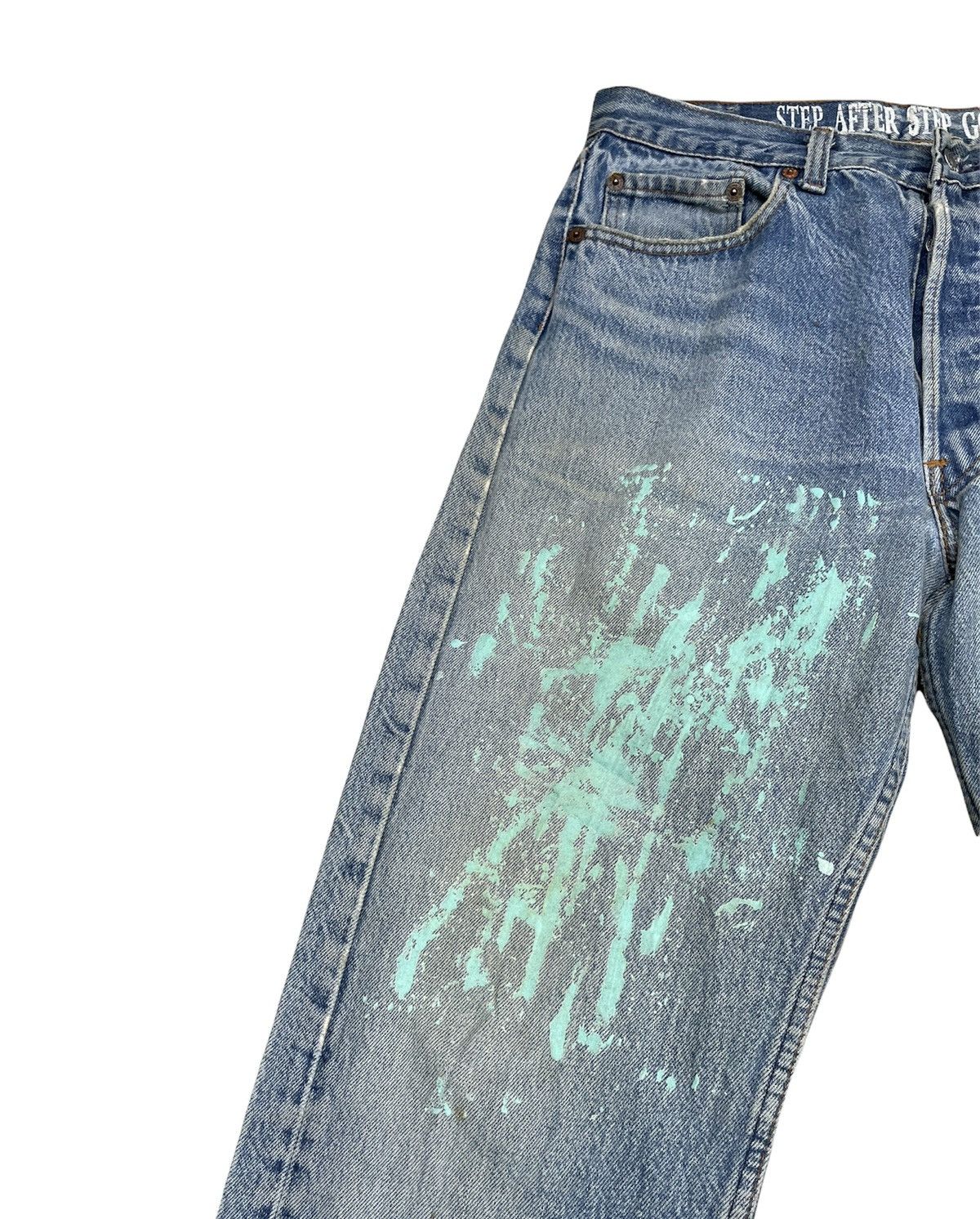 Levi's 🔥Rare🔥Levi’s 501 e 1988 Usa x Optimist Custom Denim Size US 32 / EU 48 - 7 Thumbnail