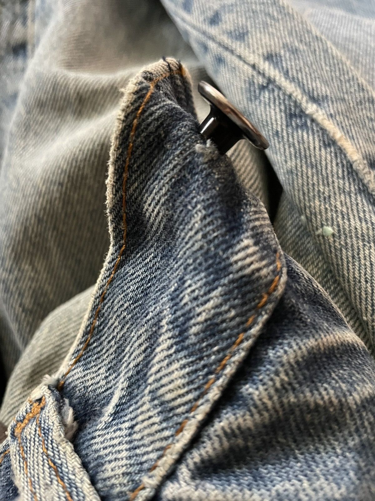 Levi's 🔥Rare🔥Levi’s 501 e 1988 Usa x Optimist Custom Denim Size US 32 / EU 48 - 15 Thumbnail