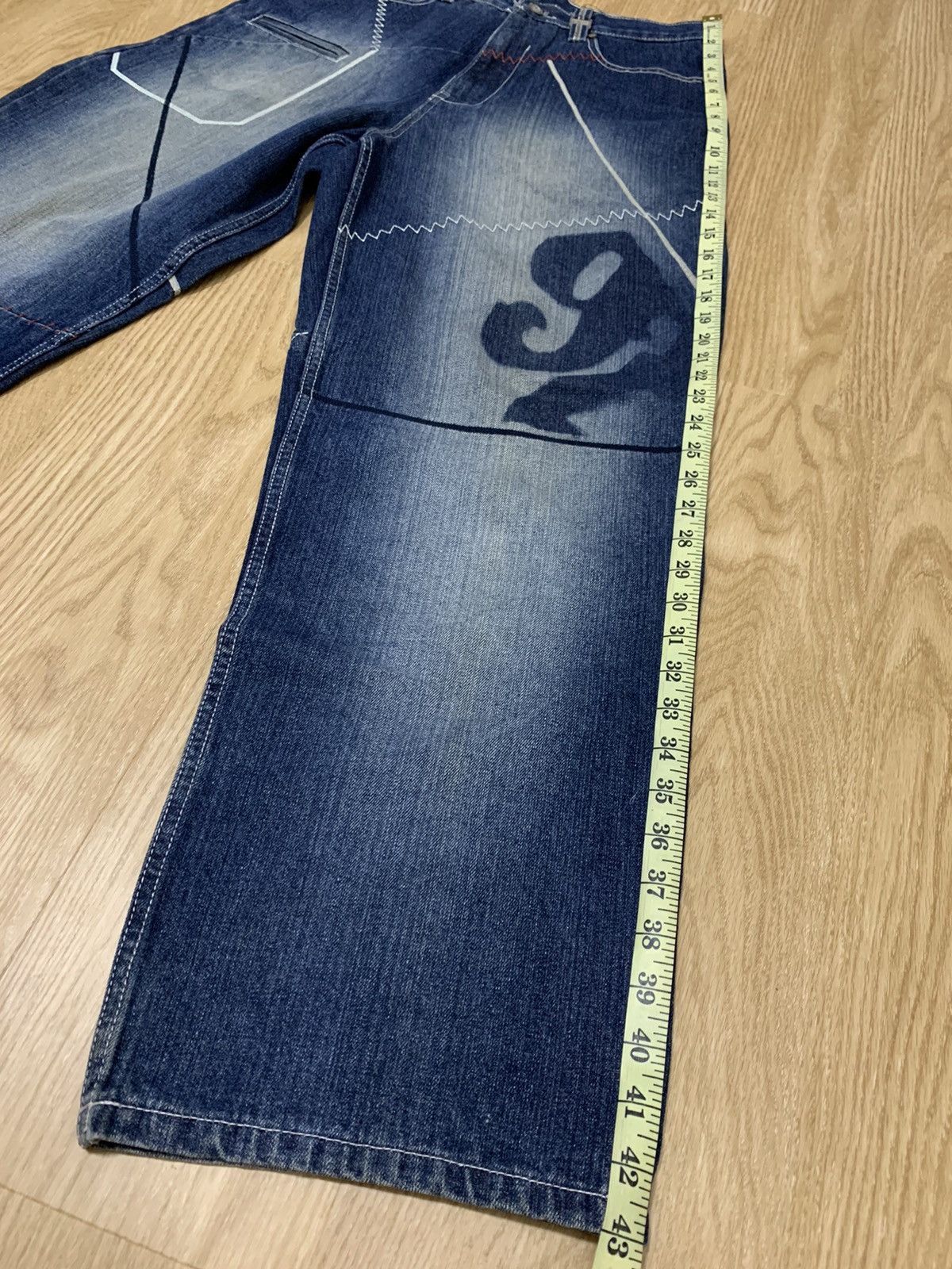 Phat Farm × Vintage Phat Farm Baggy Denim Pants Size US 32 / EU 48 - 12 Thumbnail