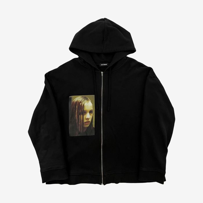 Raf Simons RARE Raf Simons AW18 Christiane F Zip Hoodie SZ.L