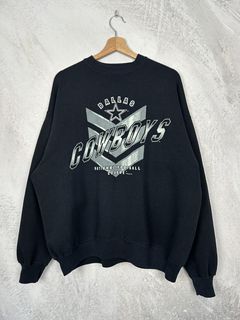 Rare Vintage Dallas Cowboys Sweatshirt Big Logo Embroidery 