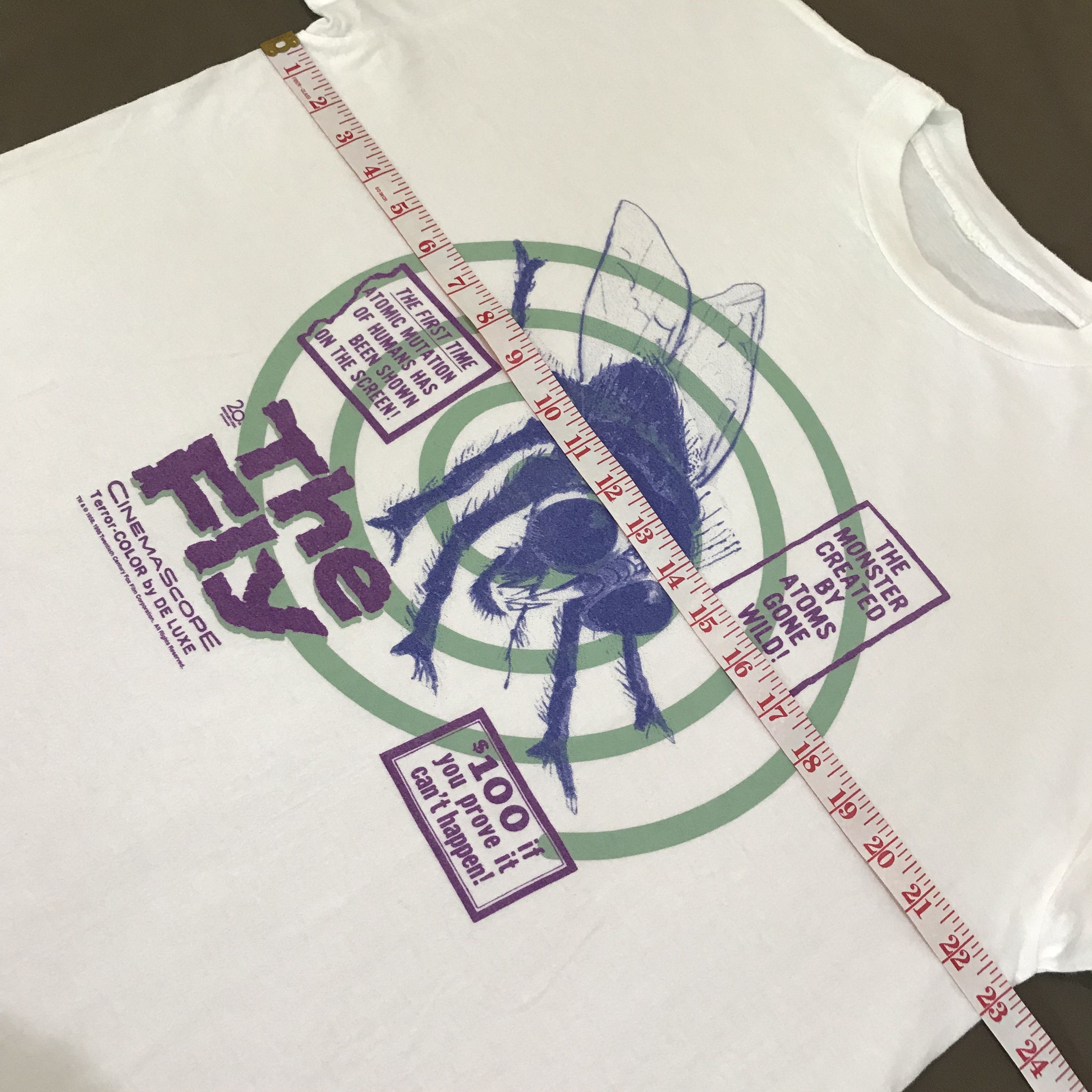 Expert Horror × Vintage Vintage 90s 1995 The Fly horror movie Promo Tee XL Size US XL / EU 56 / 4 - 7 Thumbnail
