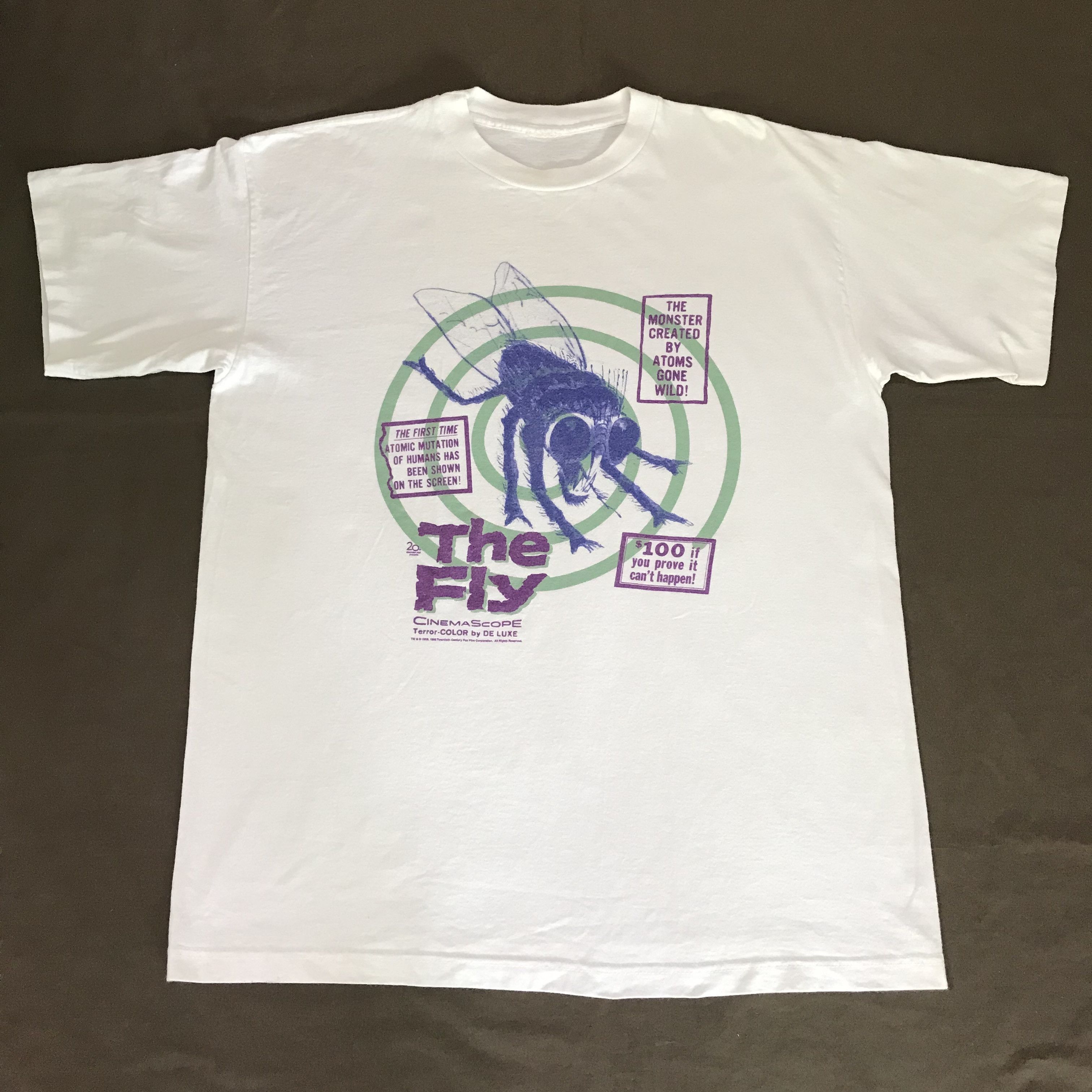 Expert Horror × Vintage Vintage 90s 1995 The Fly horror movie Promo Tee XL Size US XL / EU 56 / 4 - 2 Thumbnail