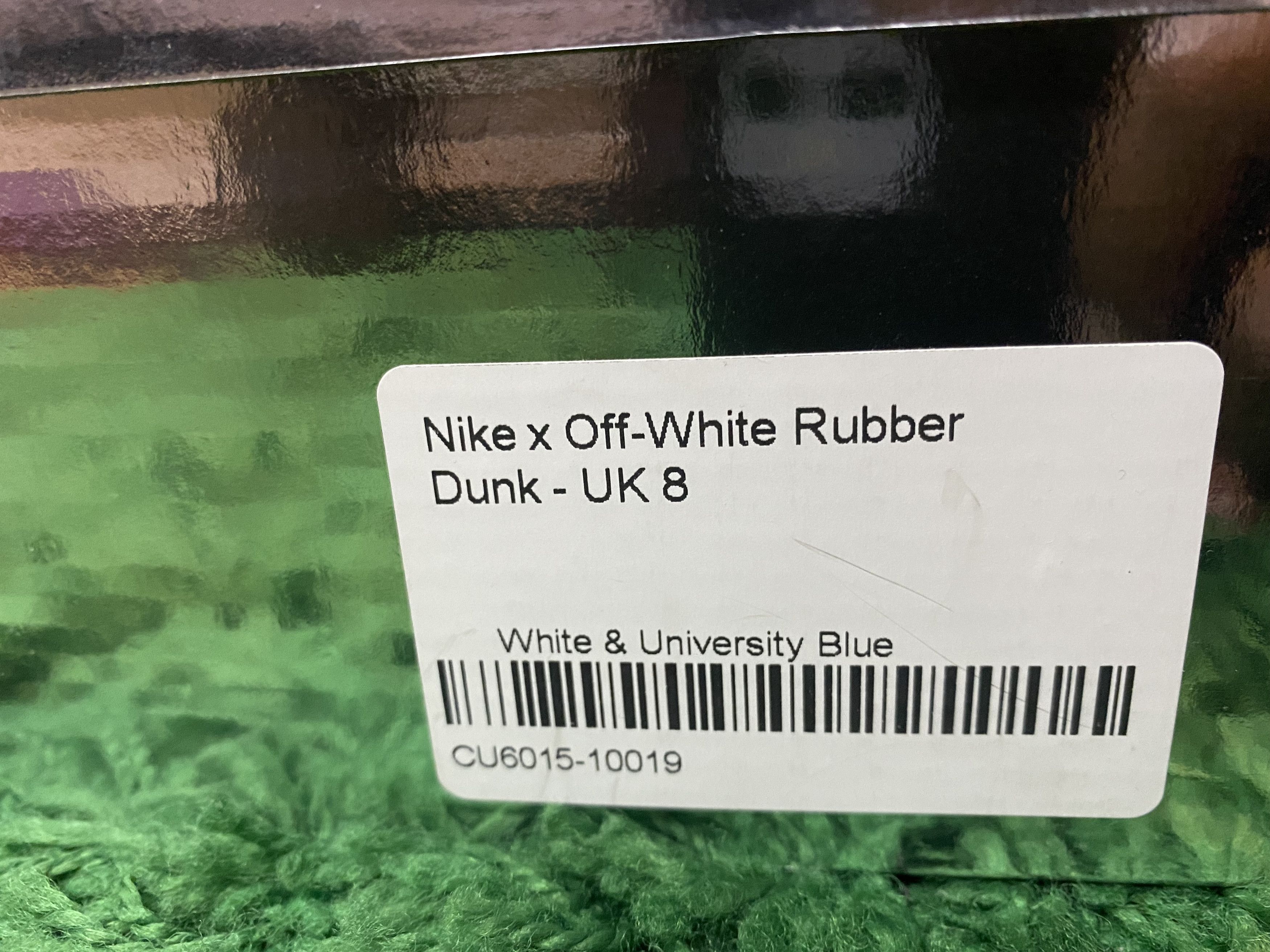 Nike × Off-White Rubber Dunk - UNC Size US 9 / EU 42 - 10 Thumbnail