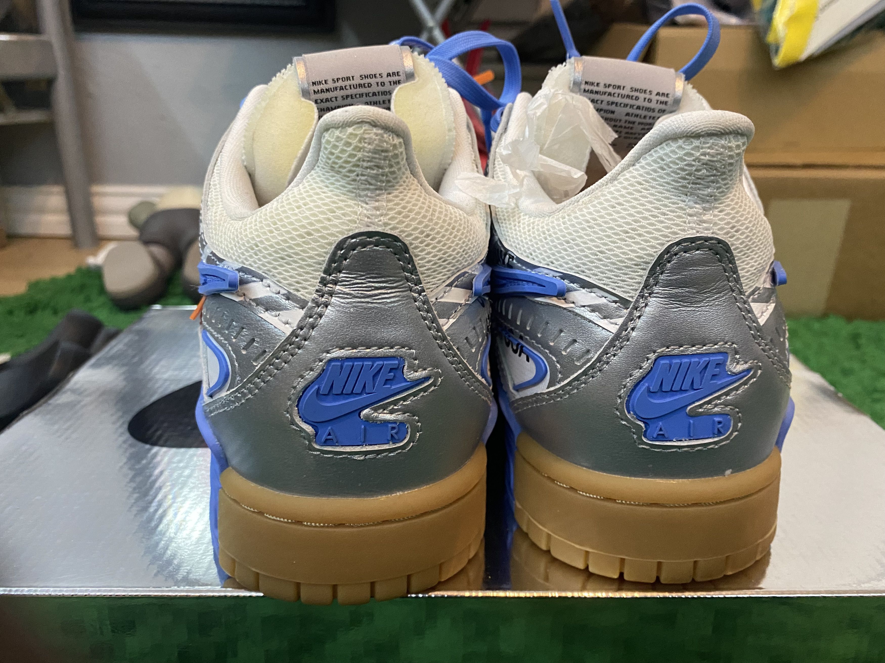 Nike × Off-White Rubber Dunk - UNC Size US 9 / EU 42 - 4 Thumbnail