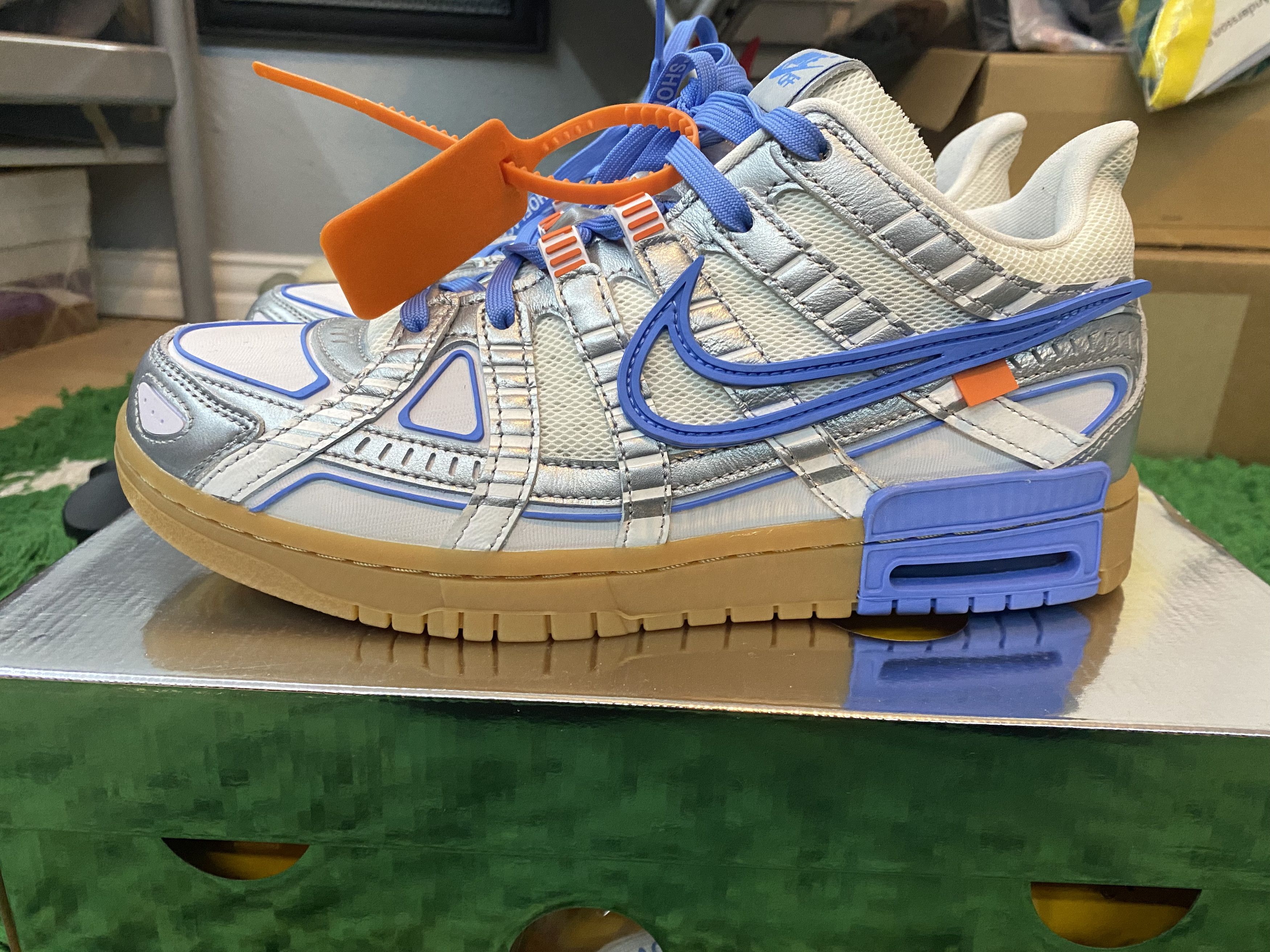 Nike × Off-White Rubber Dunk - UNC Size US 9 / EU 42 - 3 Thumbnail