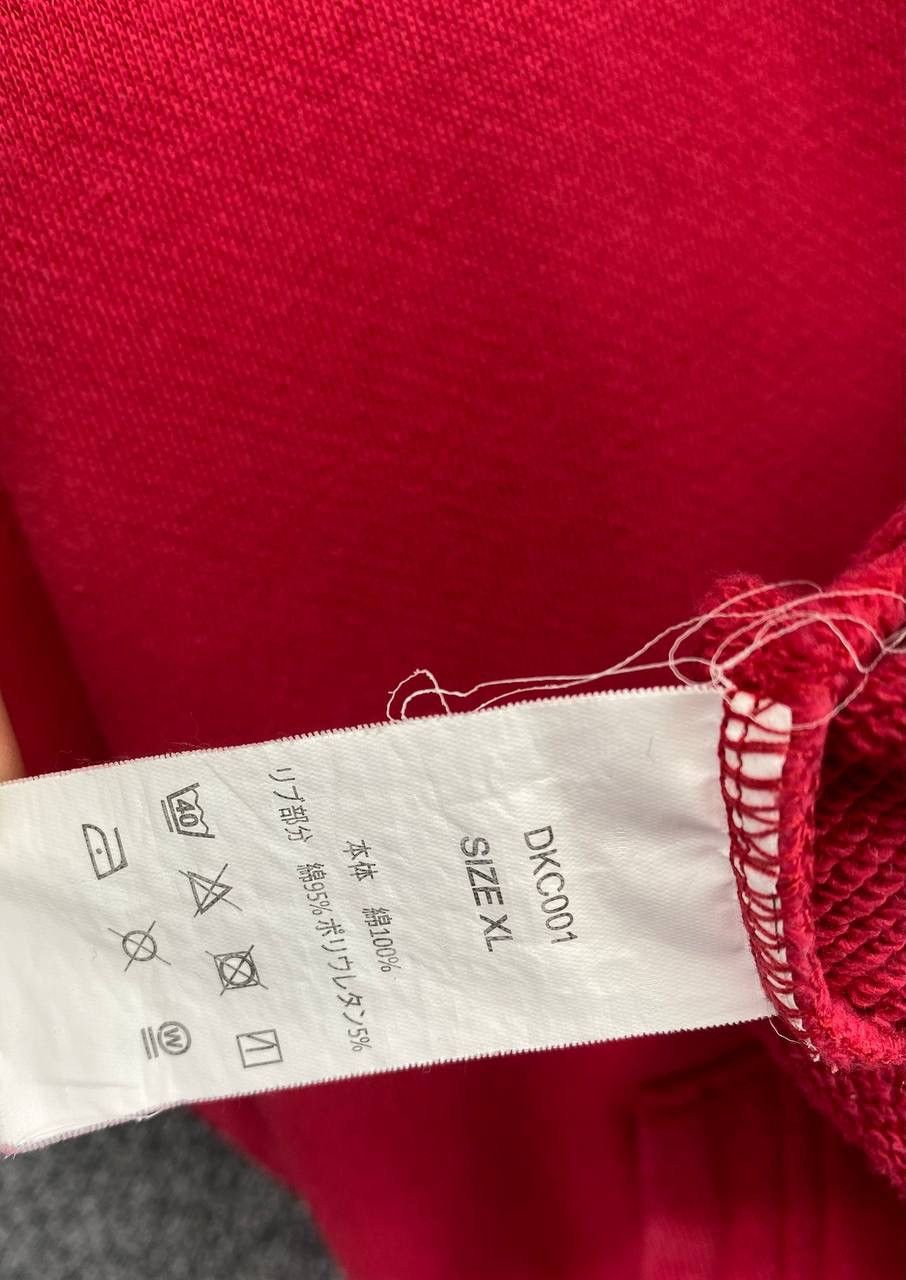 Dickies Vintage Dickies Spellout Hoodie Red Sweatshirt Size US XL / EU 56 / 4 - 8 Thumbnail