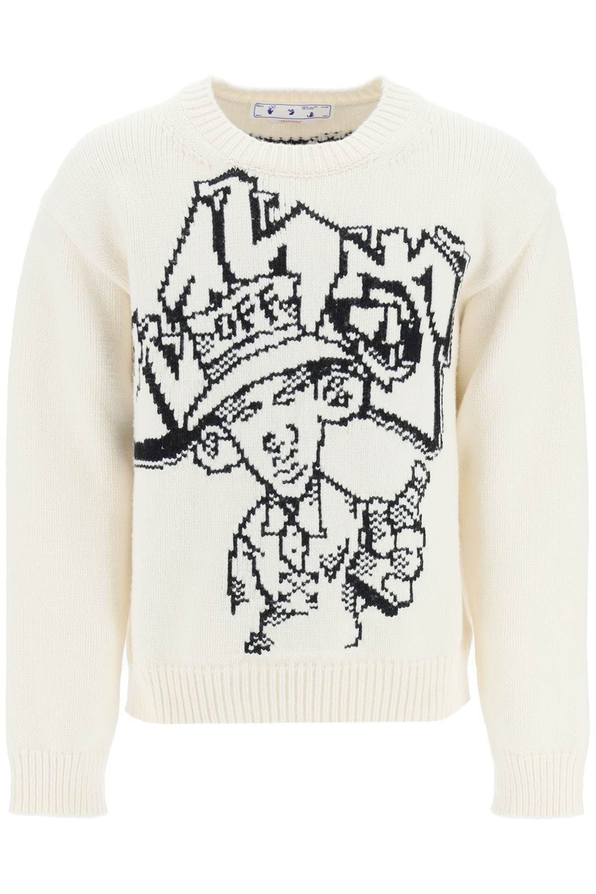 Off-White Sweater in White Size US L / EU 52-54 / 3 - 1 Preview
