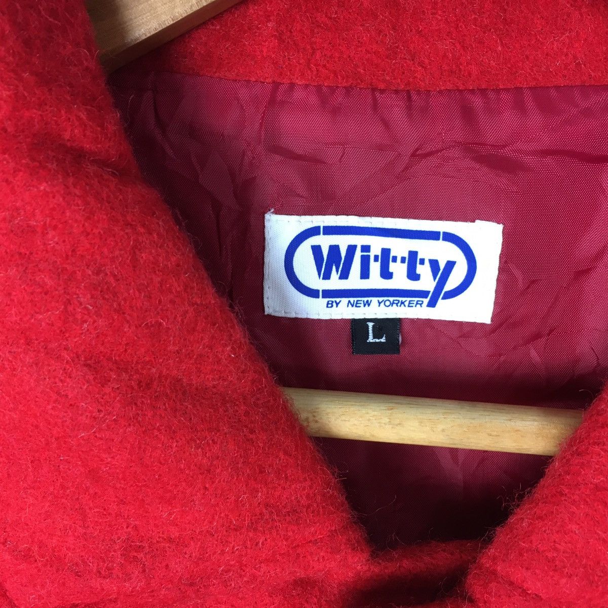NHL × Vintage Vintage WITTY Jacket Wool Hockey Ice Streetwear Size US L / EU 52-54 / 3 - 7 Thumbnail
