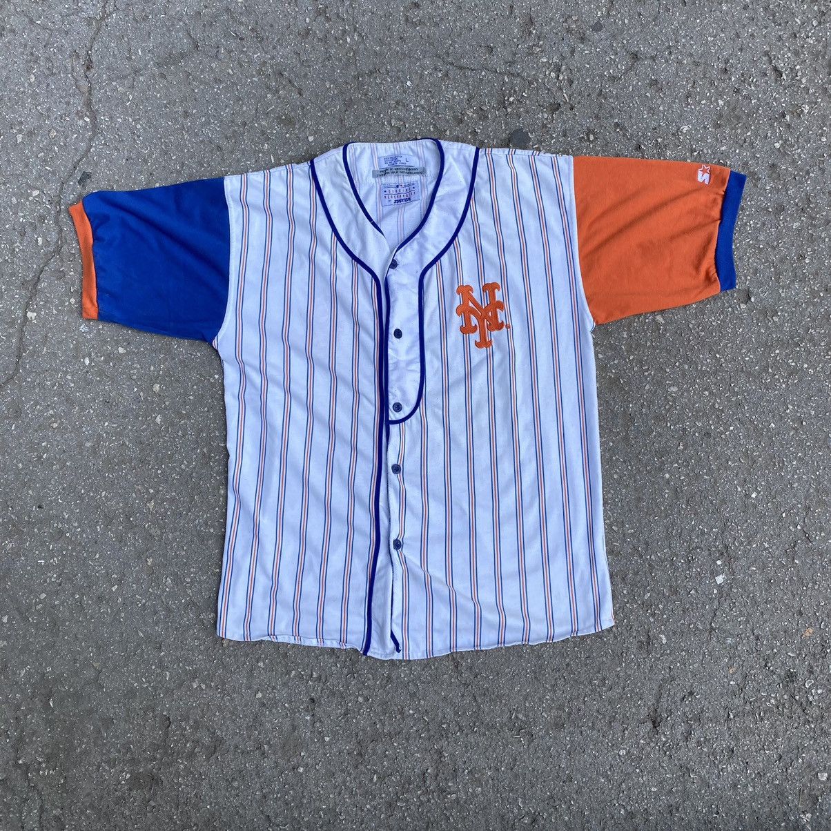 MLB Vintage New York Mets Jersey Size US L / EU 52-54 / 3 - 1 Thumbnail