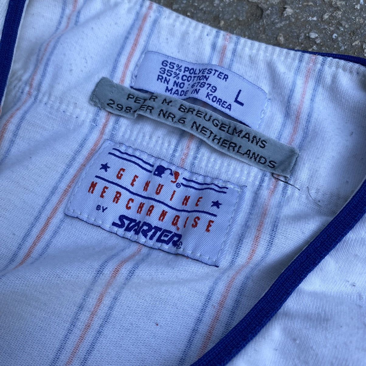MLB Vintage New York Mets Jersey Size US L / EU 52-54 / 3 - 7 Thumbnail