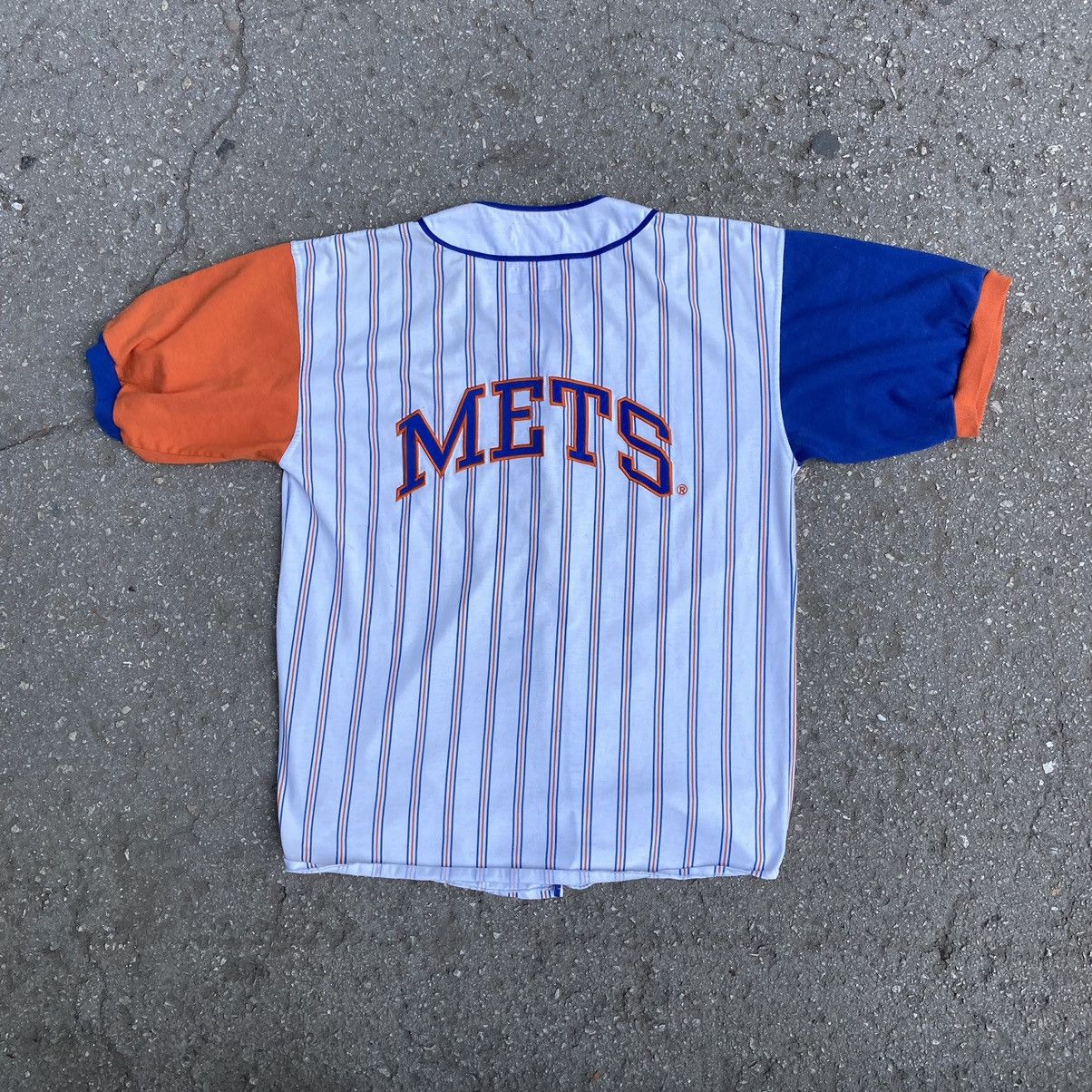 MLB Vintage New York Mets Jersey Size US L / EU 52-54 / 3 - 2 Thumbnail