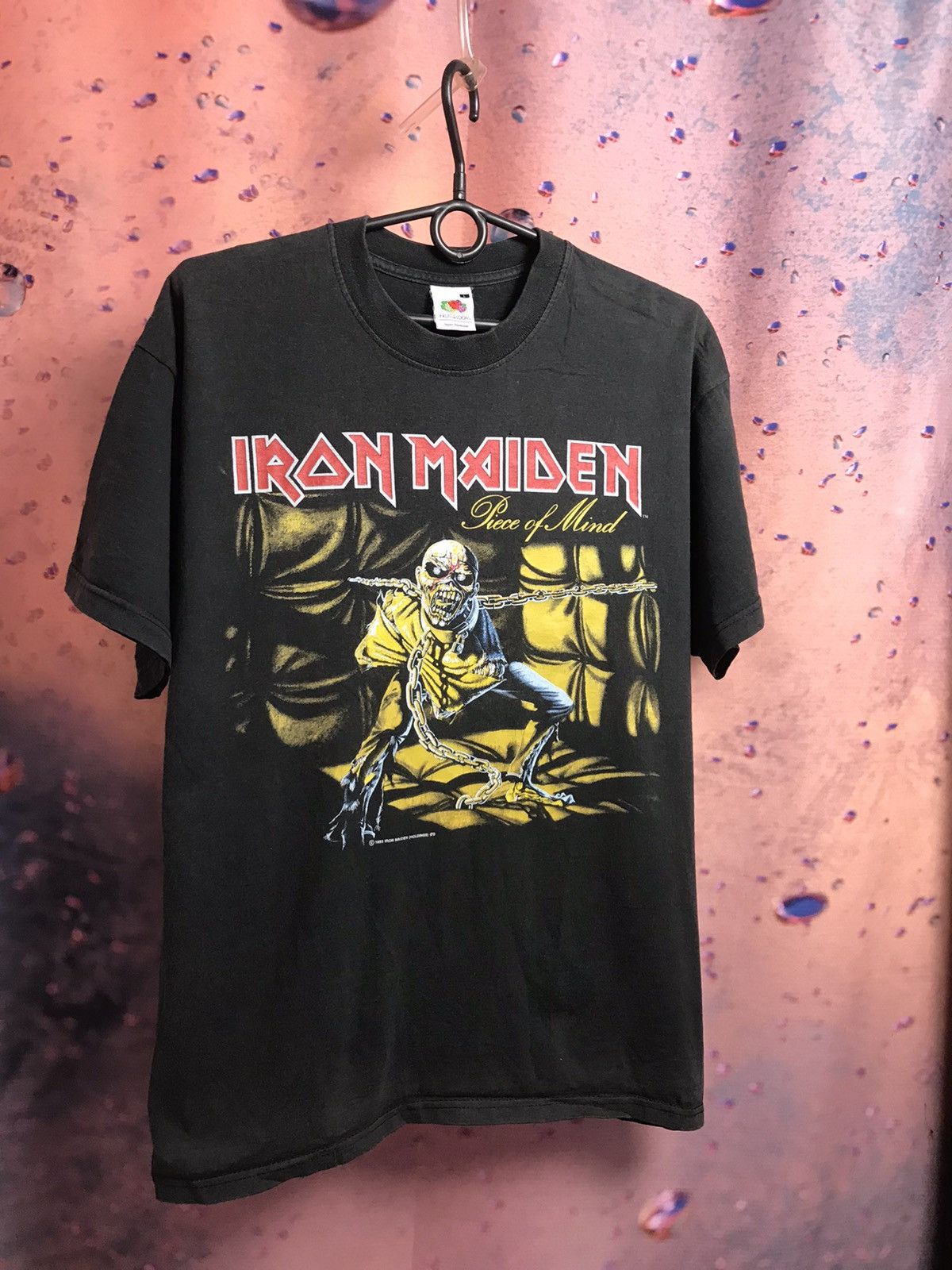 Band Tees × Iron Maiden × Vintage Vintage 80s Iron maiden 1983 band rock tee Size US L / EU 52-54 / 3 - 2 Thumbnail