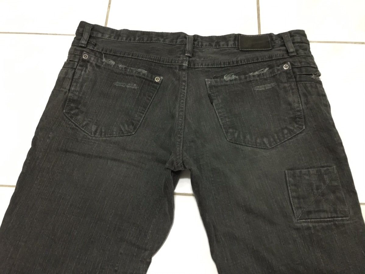 Japanese Brand 1990s L7 Real Hip Patchwork denim Size US 32 / EU 48 - 4 Thumbnail
