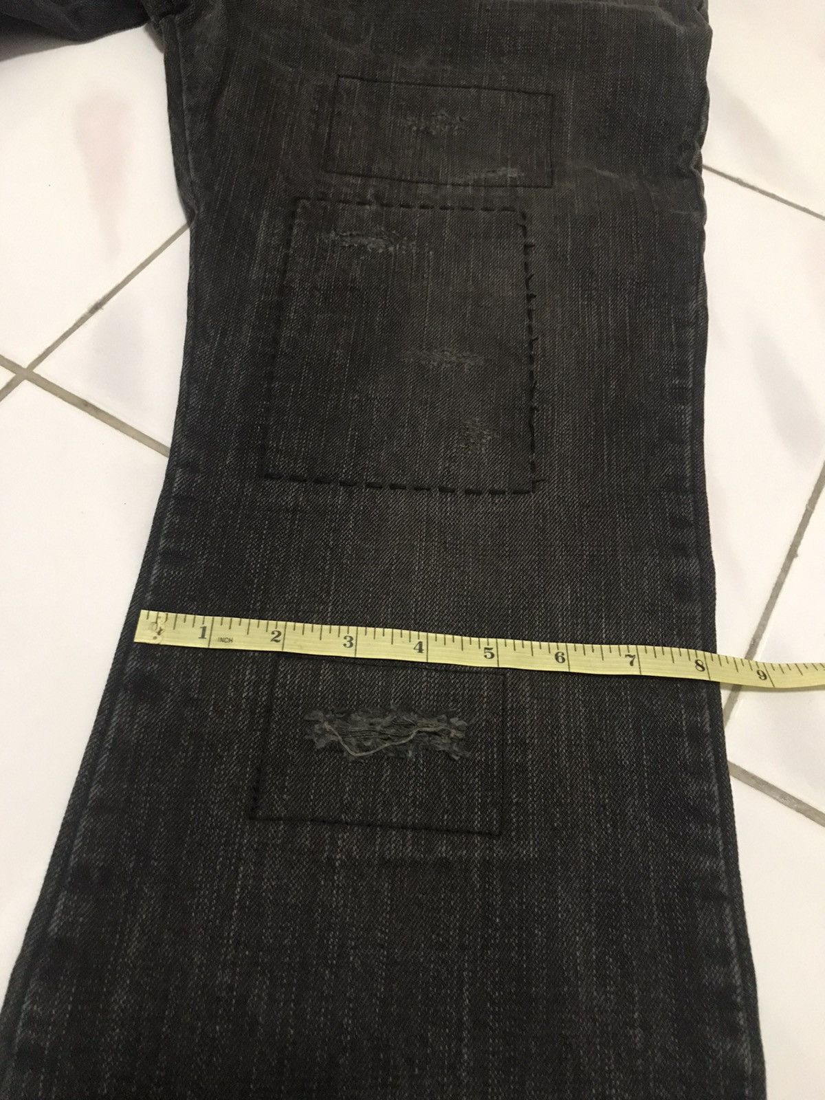 Japanese Brand 1990s L7 Real Hip Patchwork denim Size US 32 / EU 48 - 12 Thumbnail
