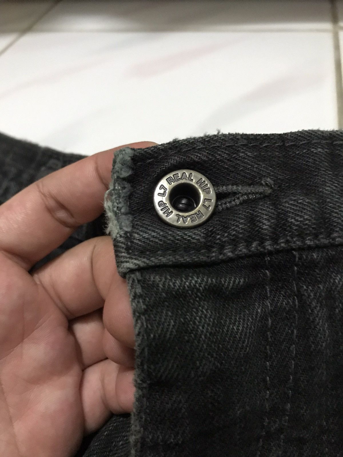 Japanese Brand 1990s L7 Real Hip Patchwork denim Size US 32 / EU 48 - 2 Thumbnail
