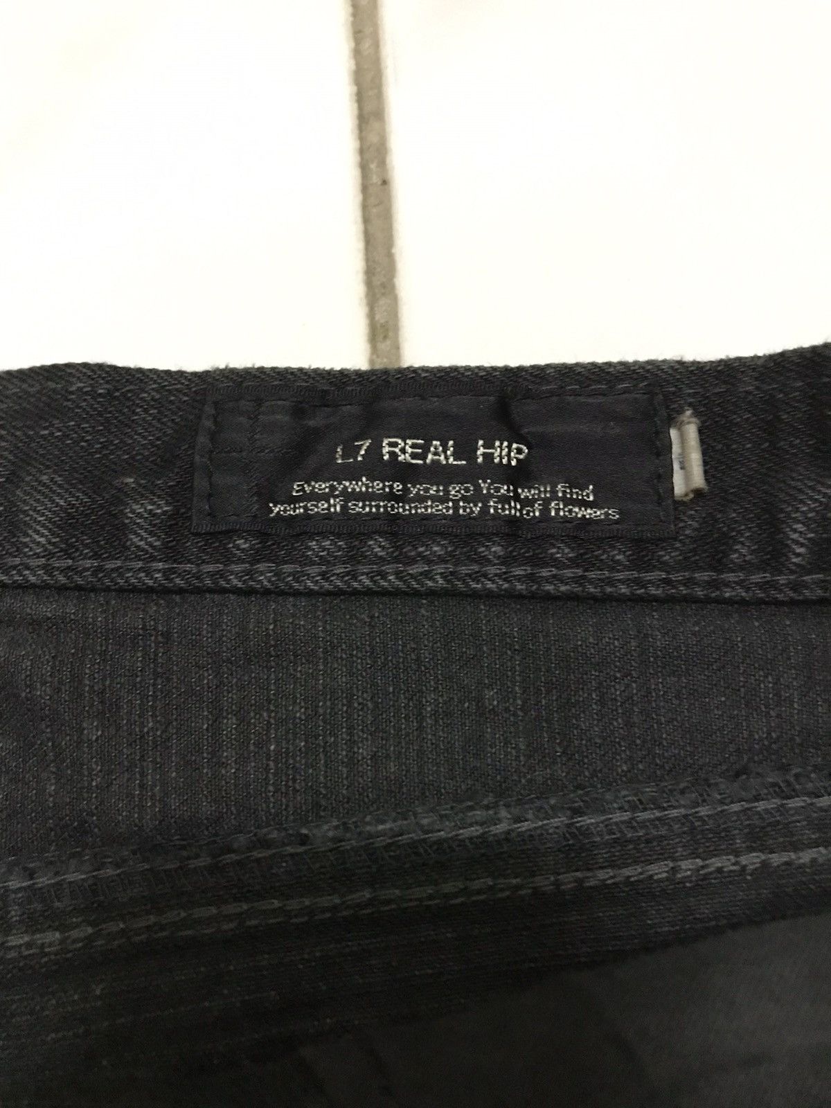 Japanese Brand 1990s L7 Real Hip Patchwork denim Size US 32 / EU 48 - 6 Thumbnail