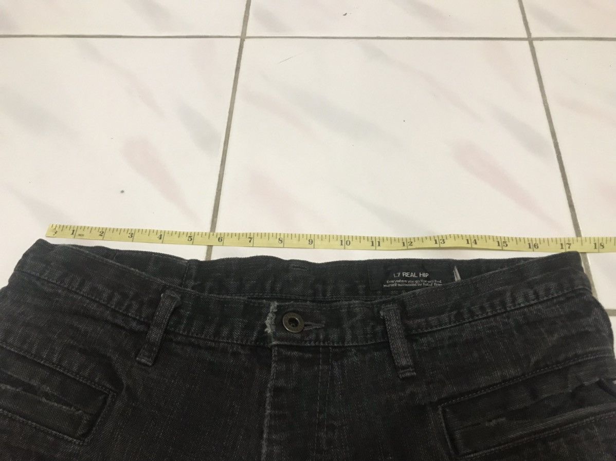 Japanese Brand 1990s L7 Real Hip Patchwork denim Size US 32 / EU 48 - 9 Thumbnail