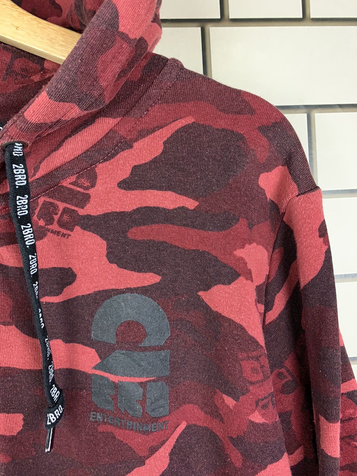 Japanese Brand Japanese Brand 2BRO Entertainment Camo Hoodie Jacket Size US L / EU 52-54 / 3 - 10 Thumbnail