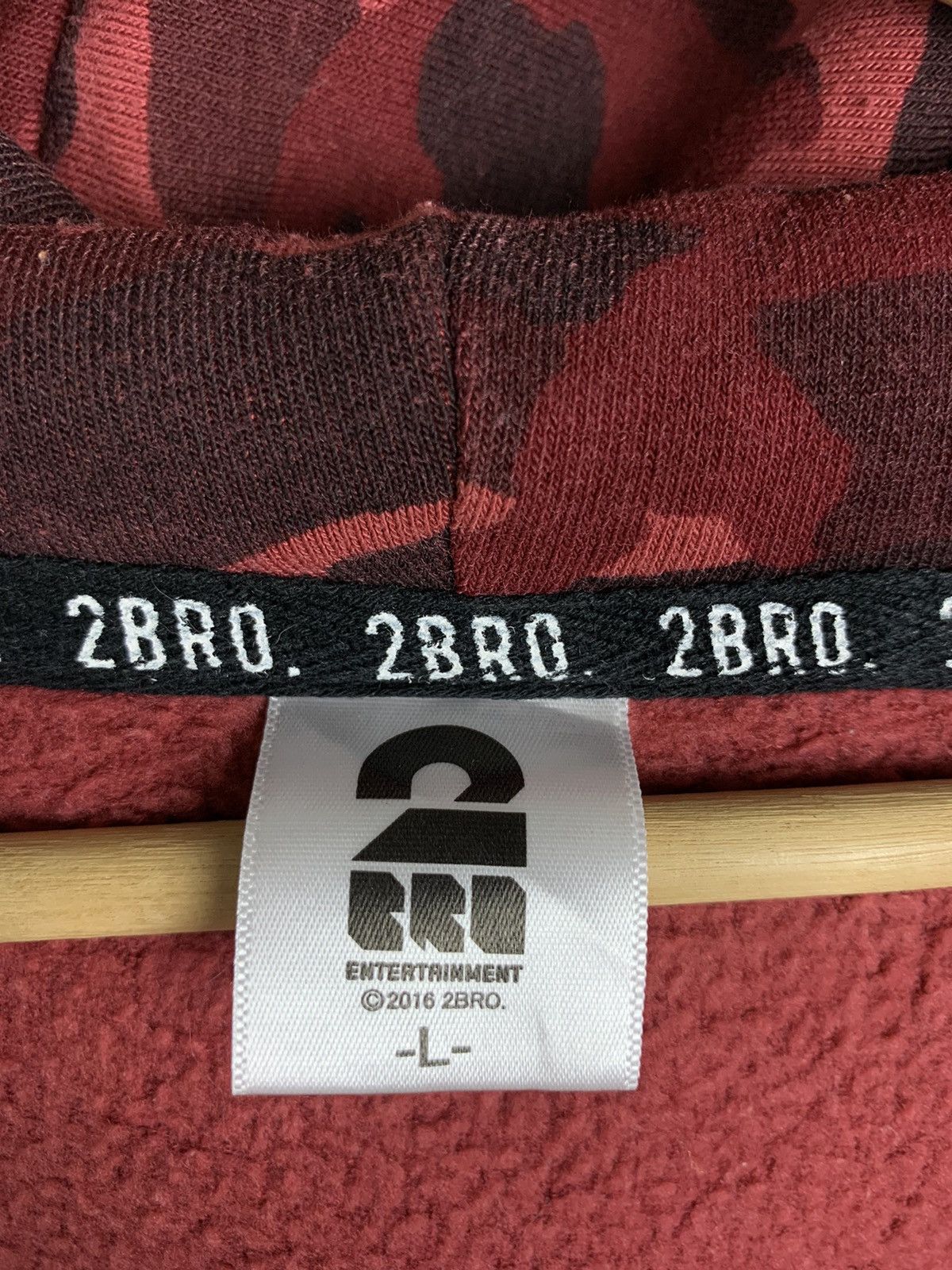 Japanese Brand Japanese Brand 2BRO Entertainment Camo Hoodie Jacket Size US L / EU 52-54 / 3 - 12 Thumbnail