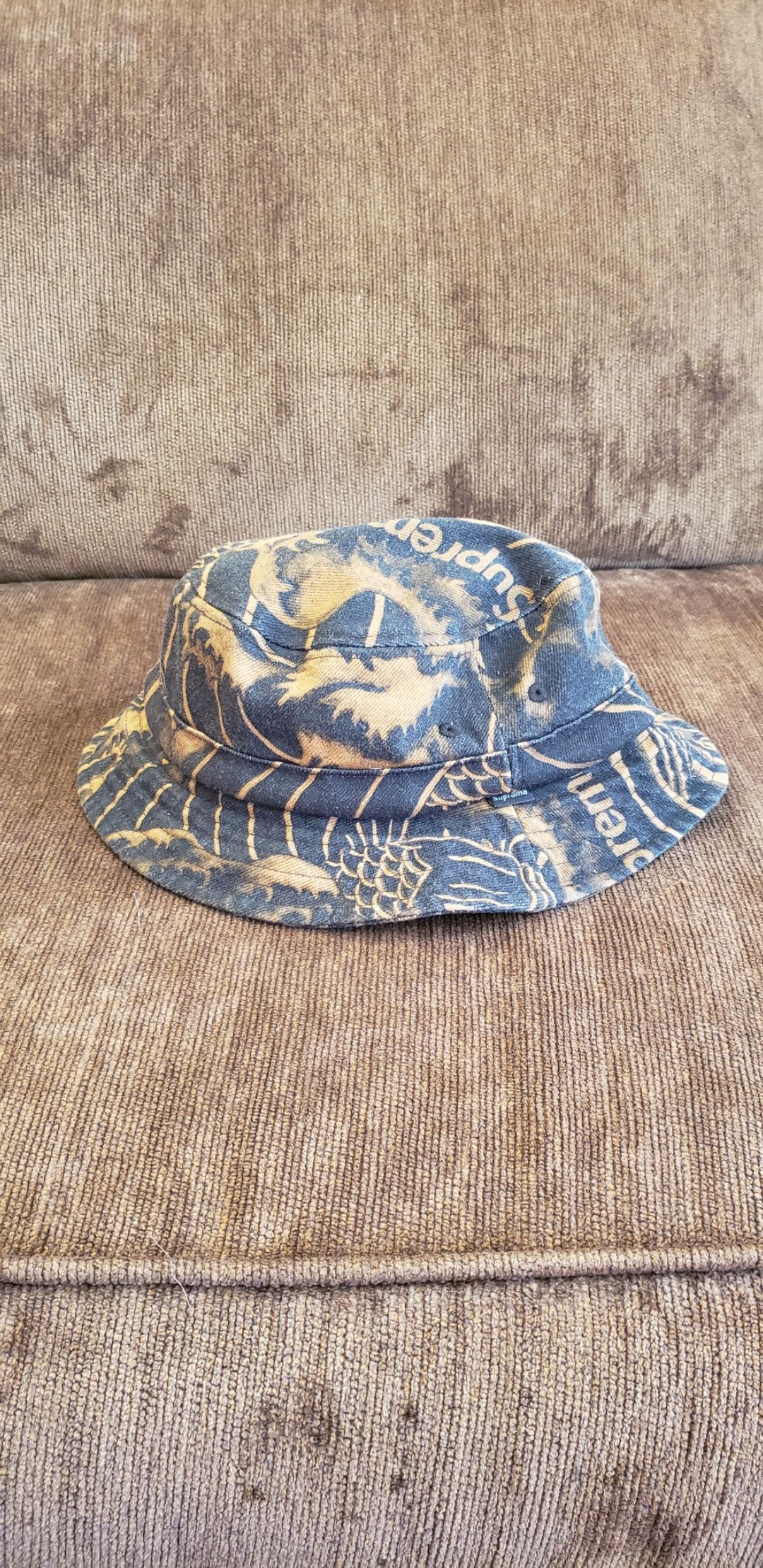 Supreme Waves Crusher Hat Black