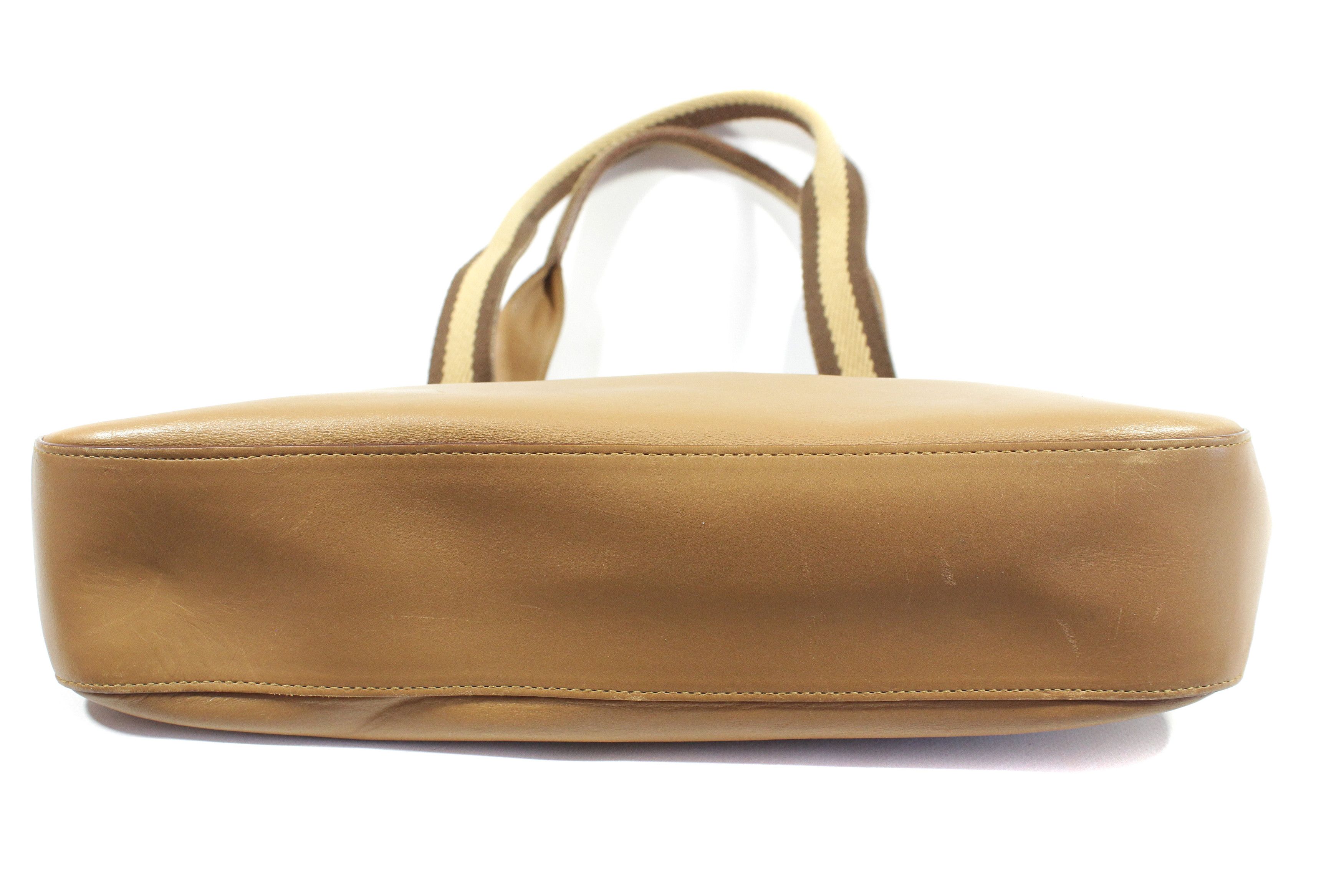 Gucci Logo Leather Handle Bag Vintage Size ONE SIZE - 7 Thumbnail