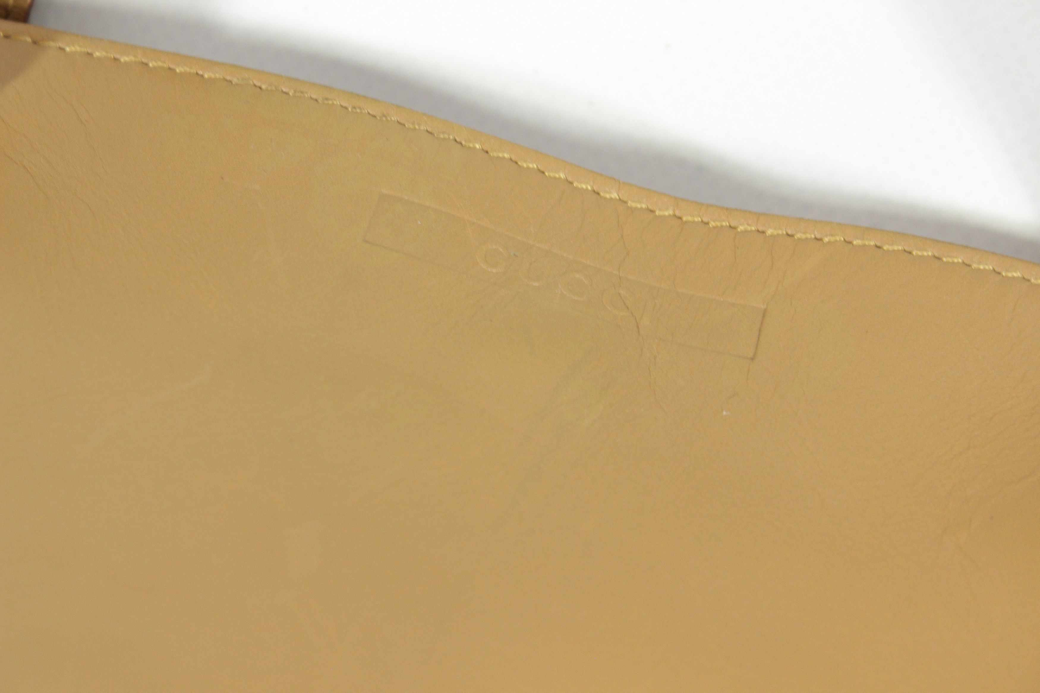 Gucci Logo Leather Handle Bag Vintage Size ONE SIZE - 6 Thumbnail